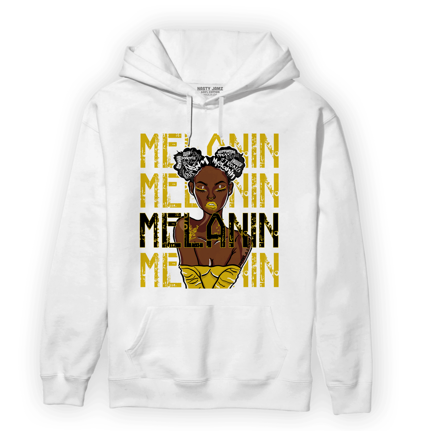 Thunder 4s Hoodie Match Melanin Girl - NastyJamz