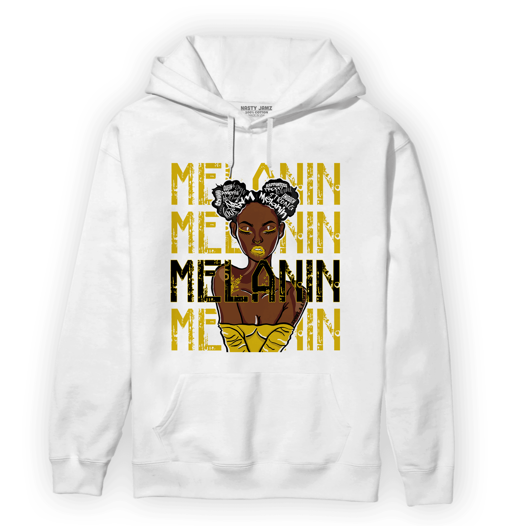 Thunder 4s Hoodie Match Melanin Girl - NastyJamz