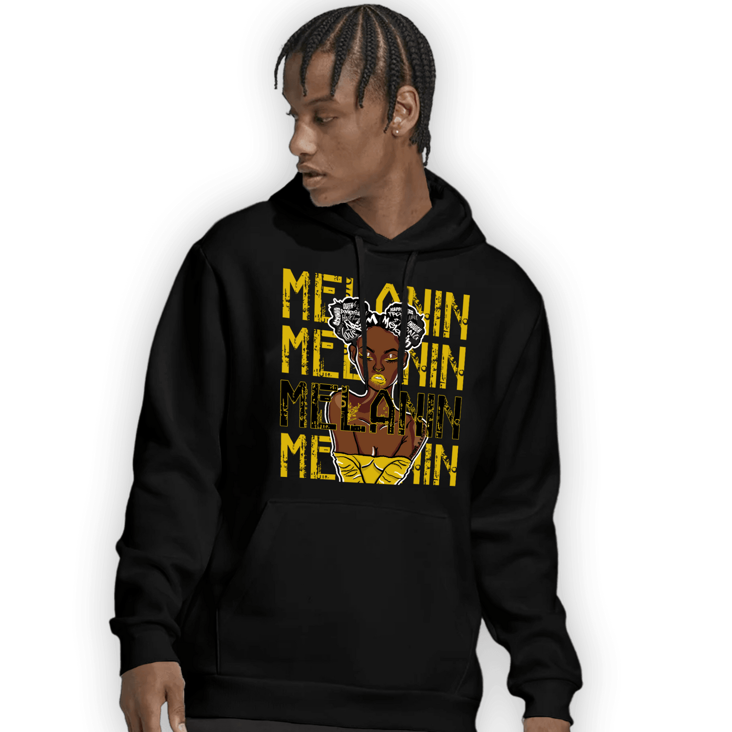 Thunder 4s Hoodie Match Melanin Girl - NastyJamz