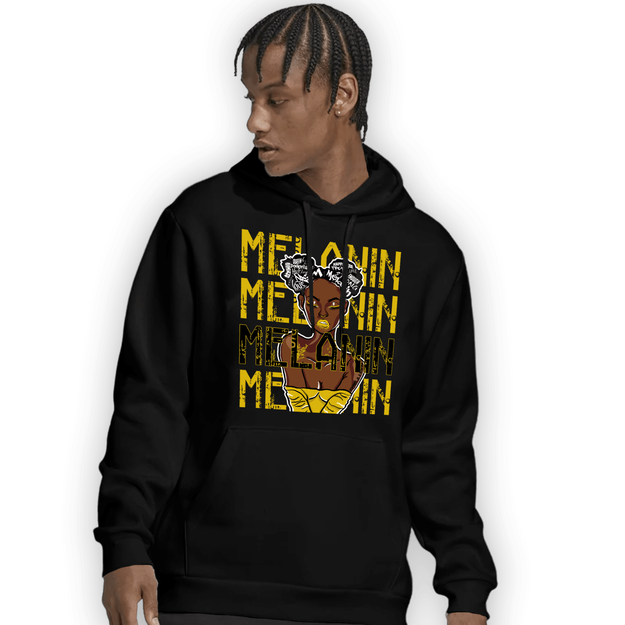 Thunder 4s Hoodie Match Melanin Girl - NastyJamz