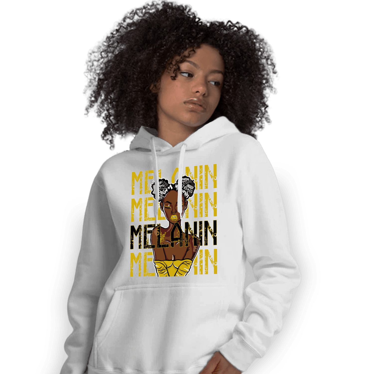 Thunder 4s Hoodie Match Melanin Girl - NastyJamz