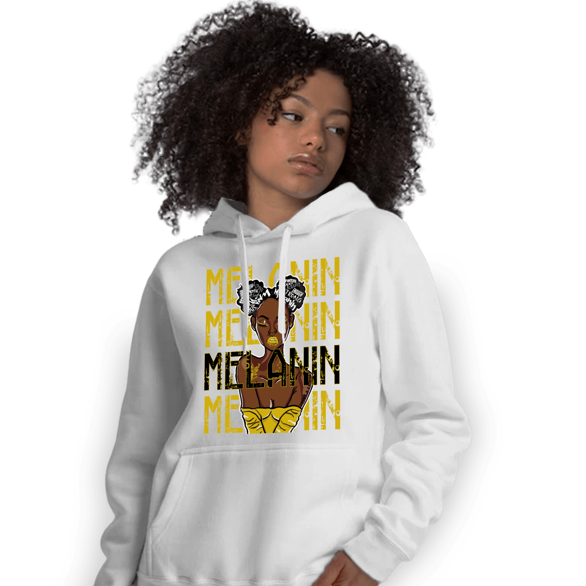 Thunder 4s Hoodie Match Melanin Girl - NastyJamz