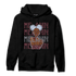 Burgundy 5s Hoodie Match Melanin Girl - NastyJamz