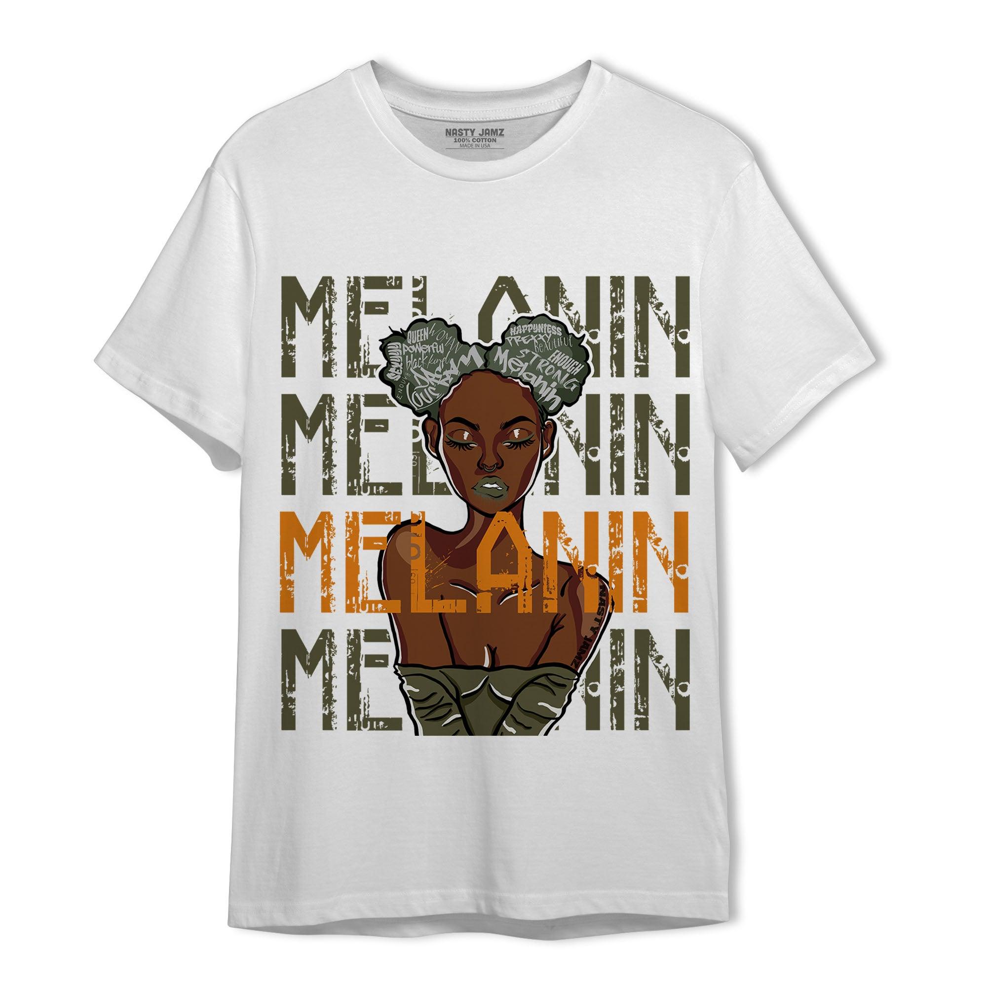 Olive 5s T Shirt Match Melanin Girl - NastyJamz