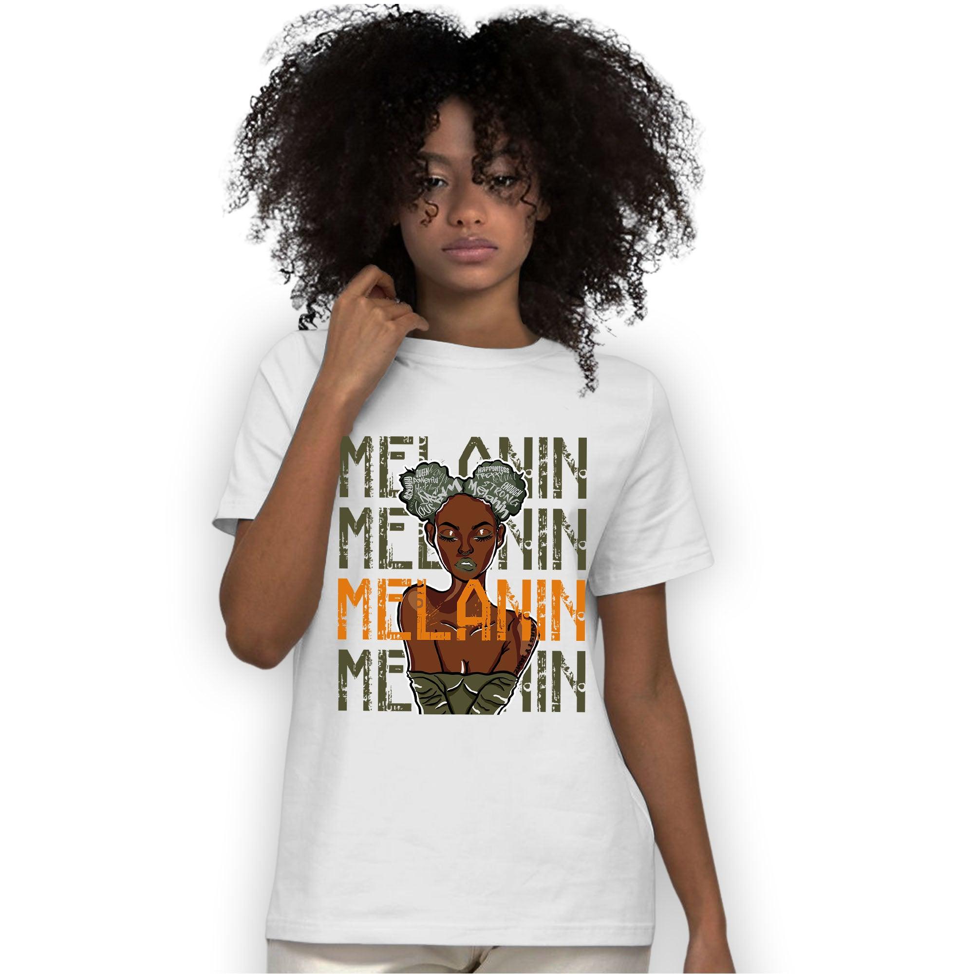 Olive 5s T Shirt Match Melanin Girl - NastyJamz