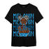 Powder Blue 9s T Shirt Match Melanin Girl - NastyJamz