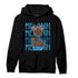 Powder Blue 9s Hoodie Match Melanin Girl - NastyJamz