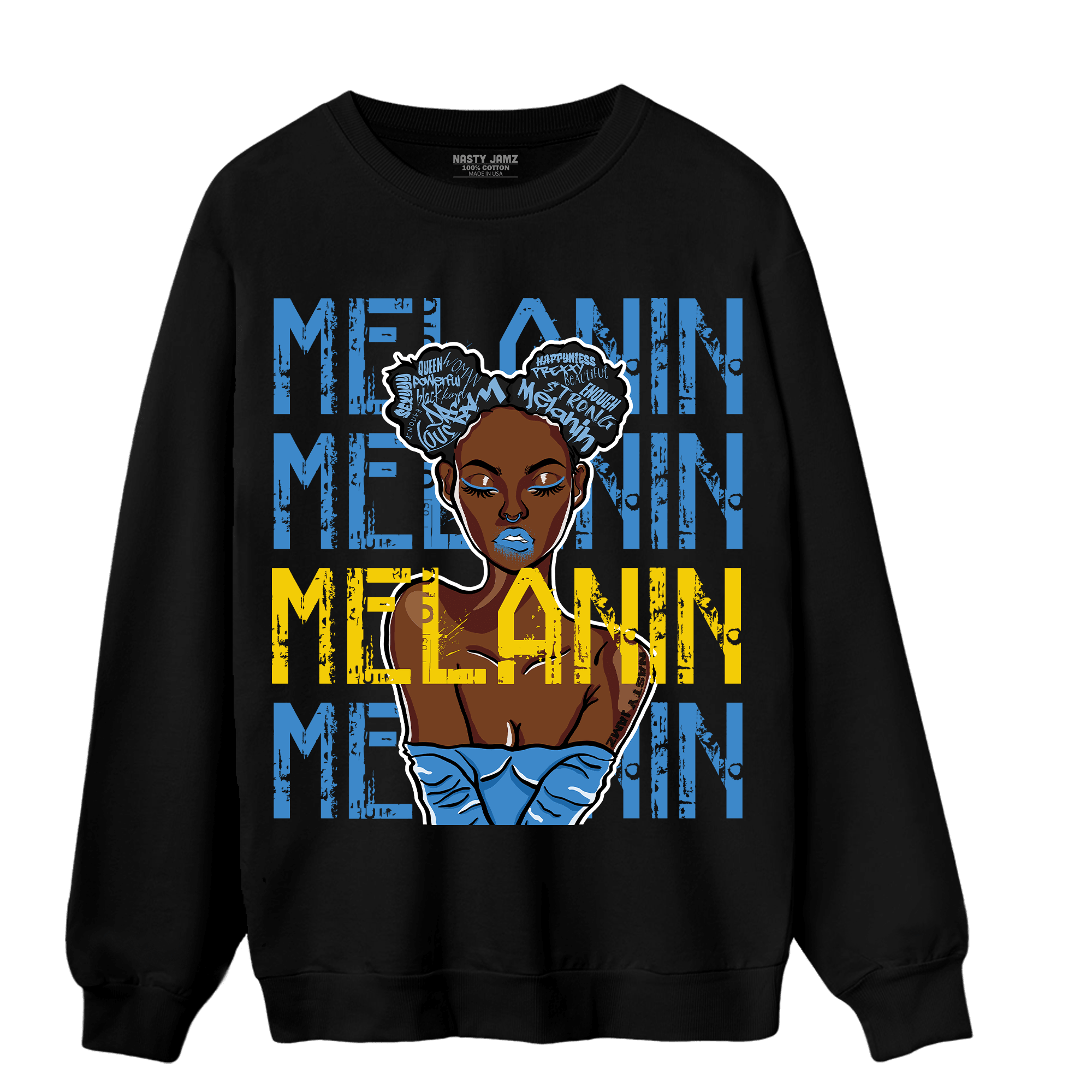 SB Dunk Bubbles Sweatshirt Match Melanin Girl - NastyJamz