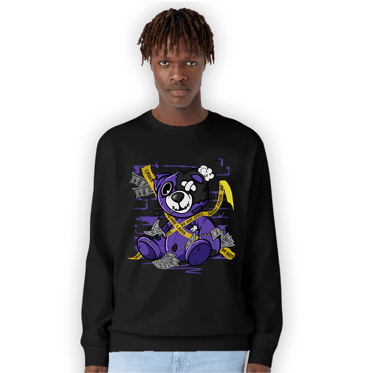 Field Purple 12s Sweatshirt Match Money BER - NastyJamz