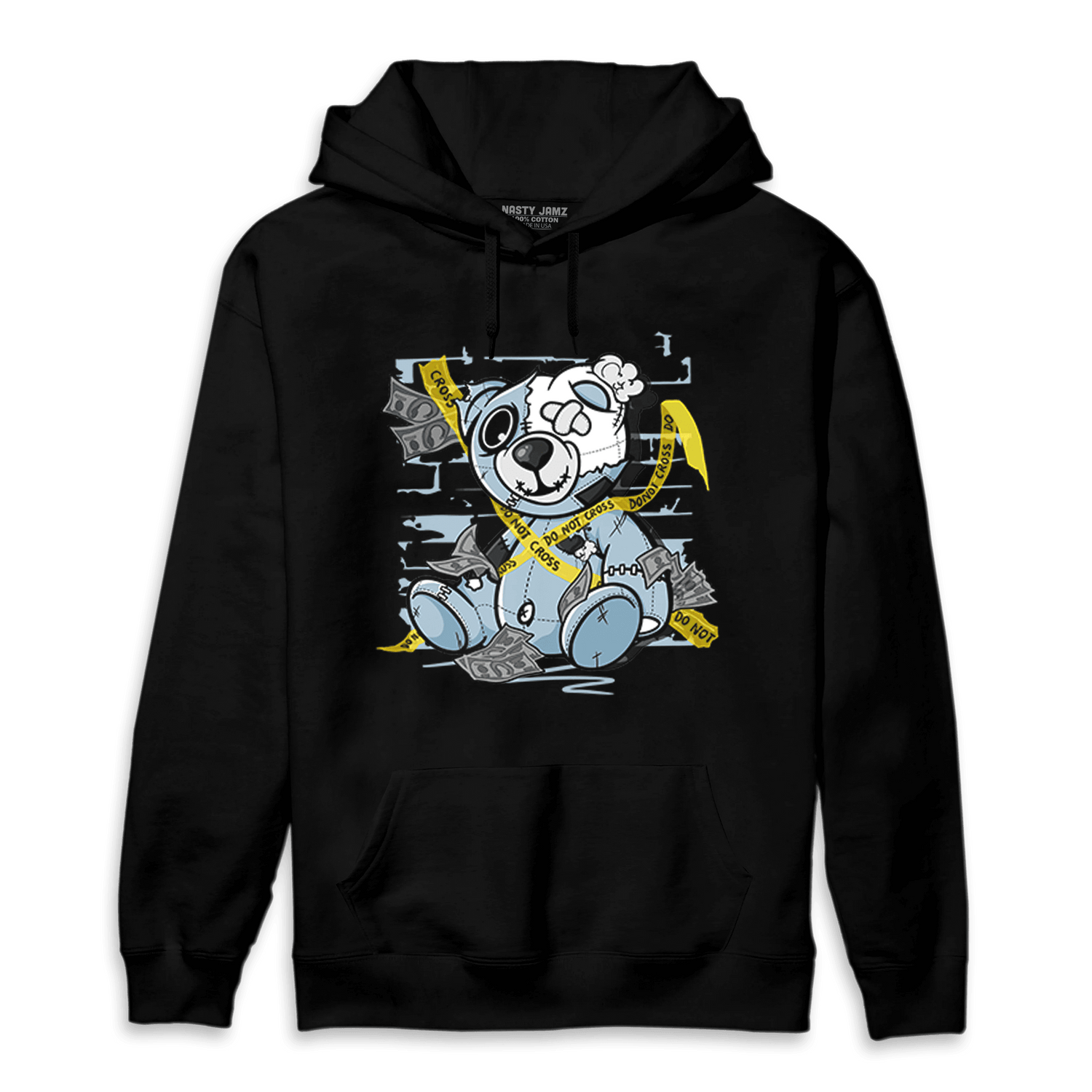 Blue Grey 13s Hoodie Match Money BER - NastyJamz