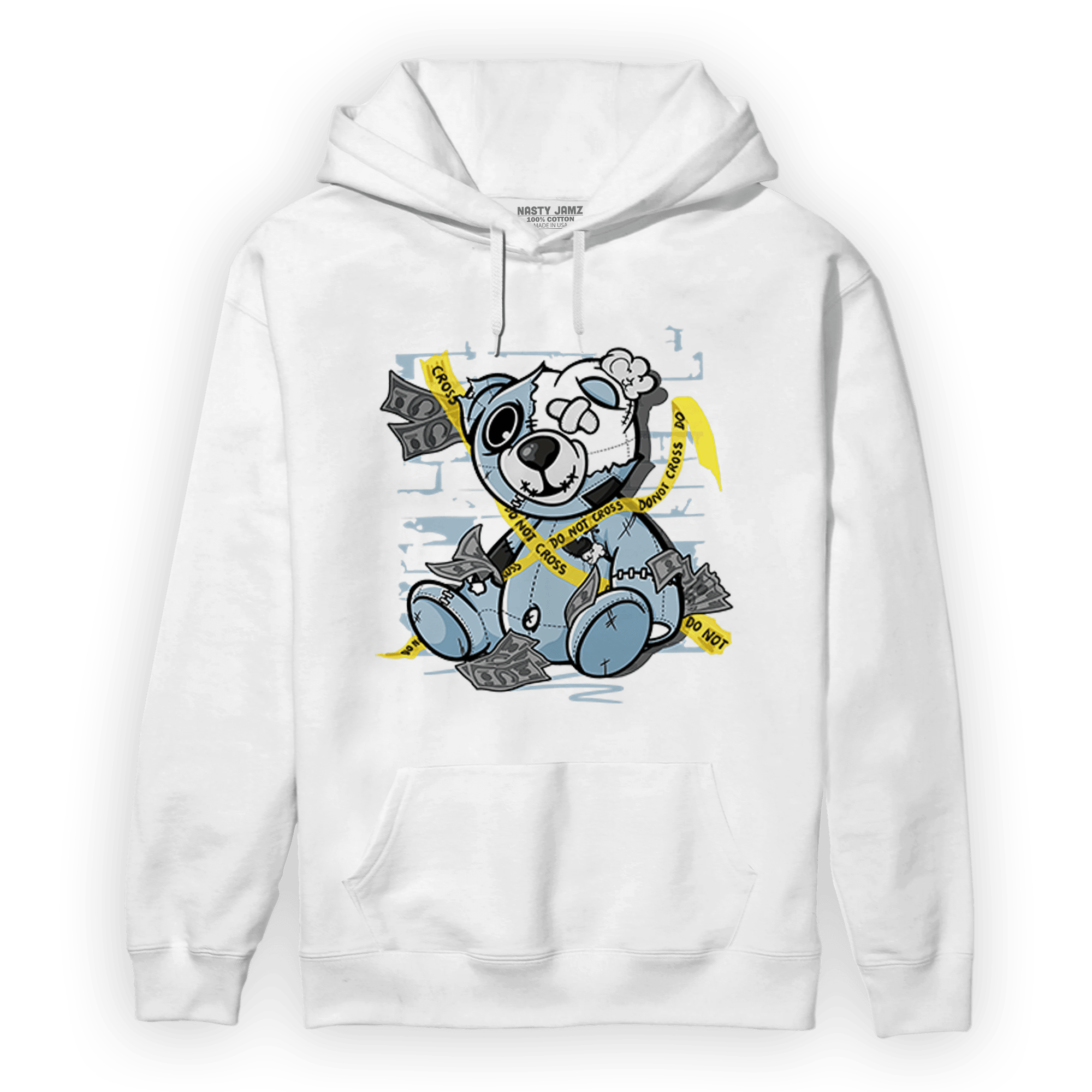 Blue Grey 13s Hoodie Match Money BER - NastyJamz