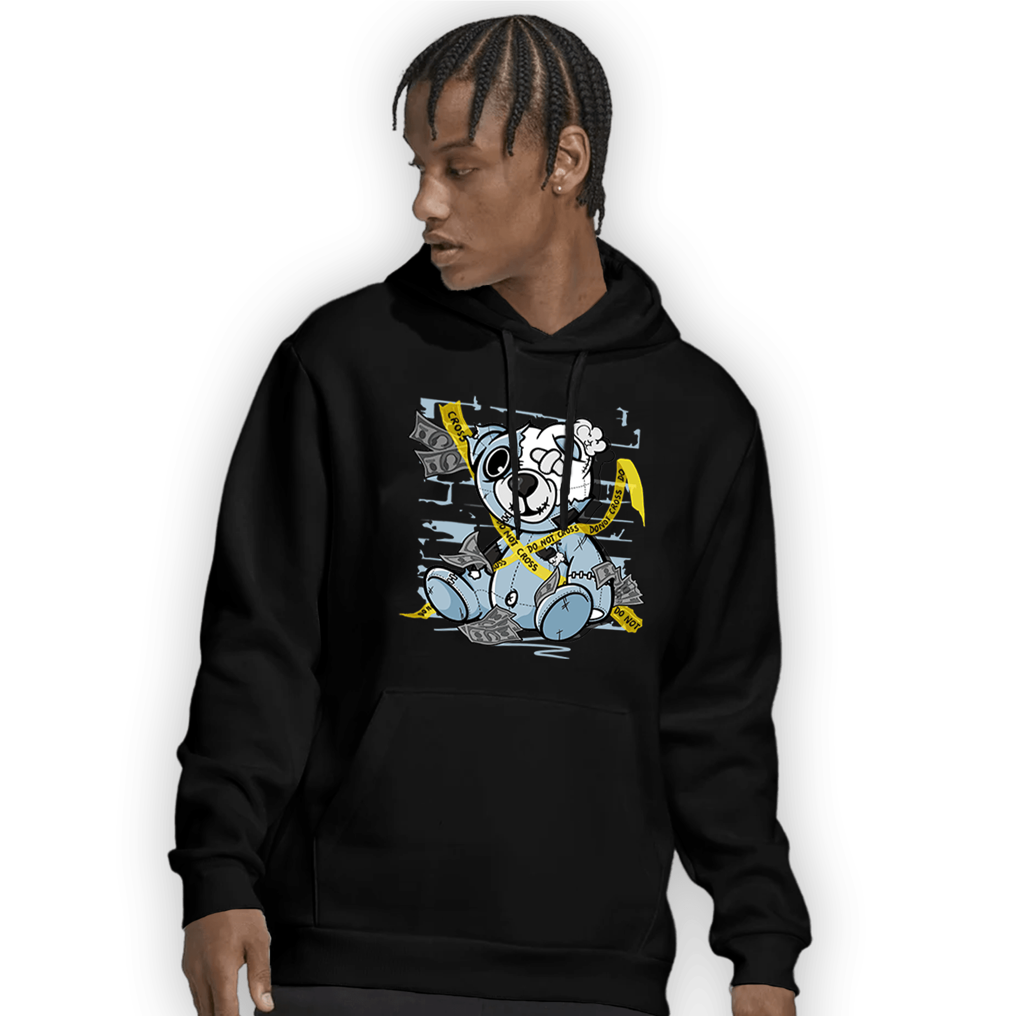Blue Grey 13s Hoodie Match Money BER - NastyJamz