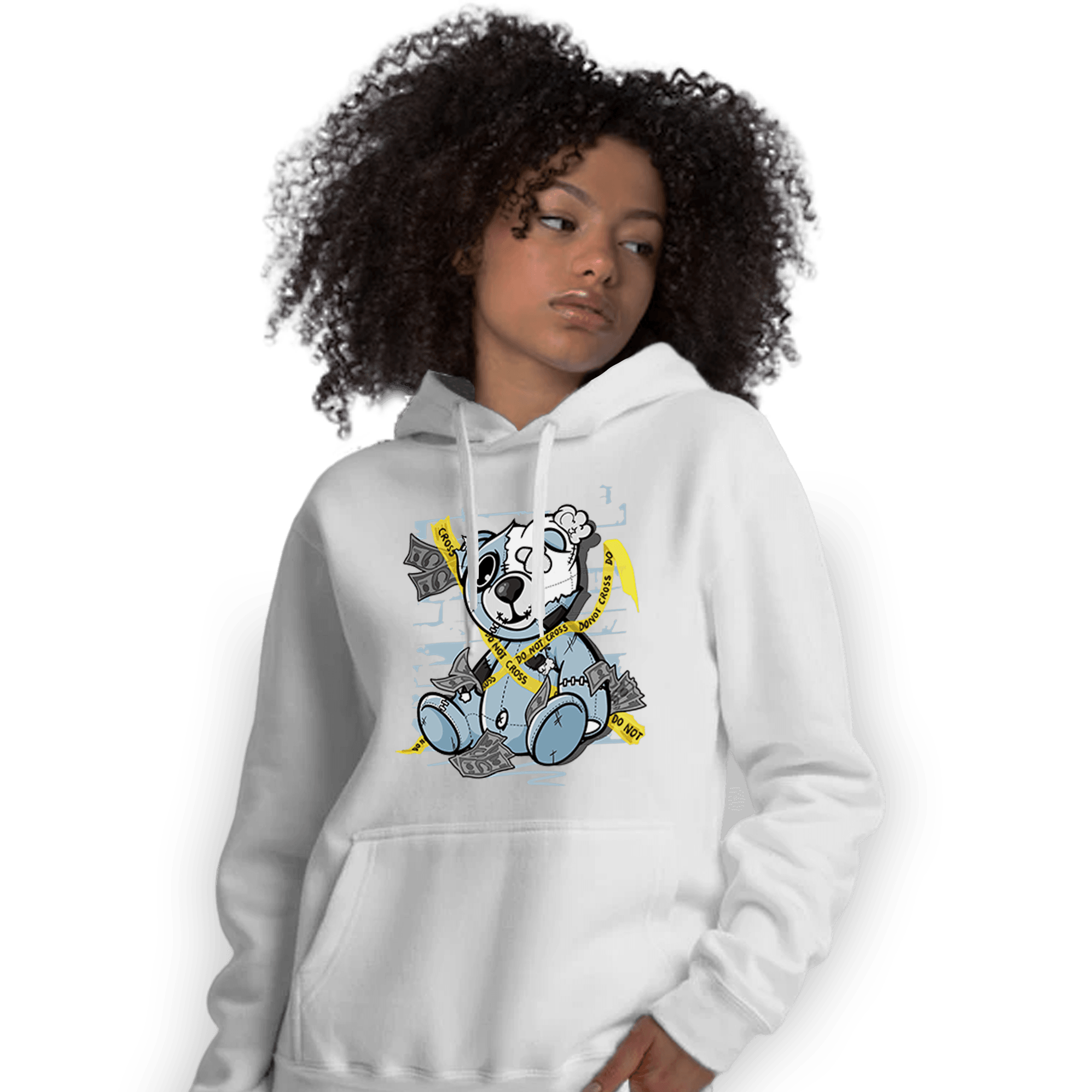 Blue Grey 13s Hoodie Match Money BER - NastyJamz