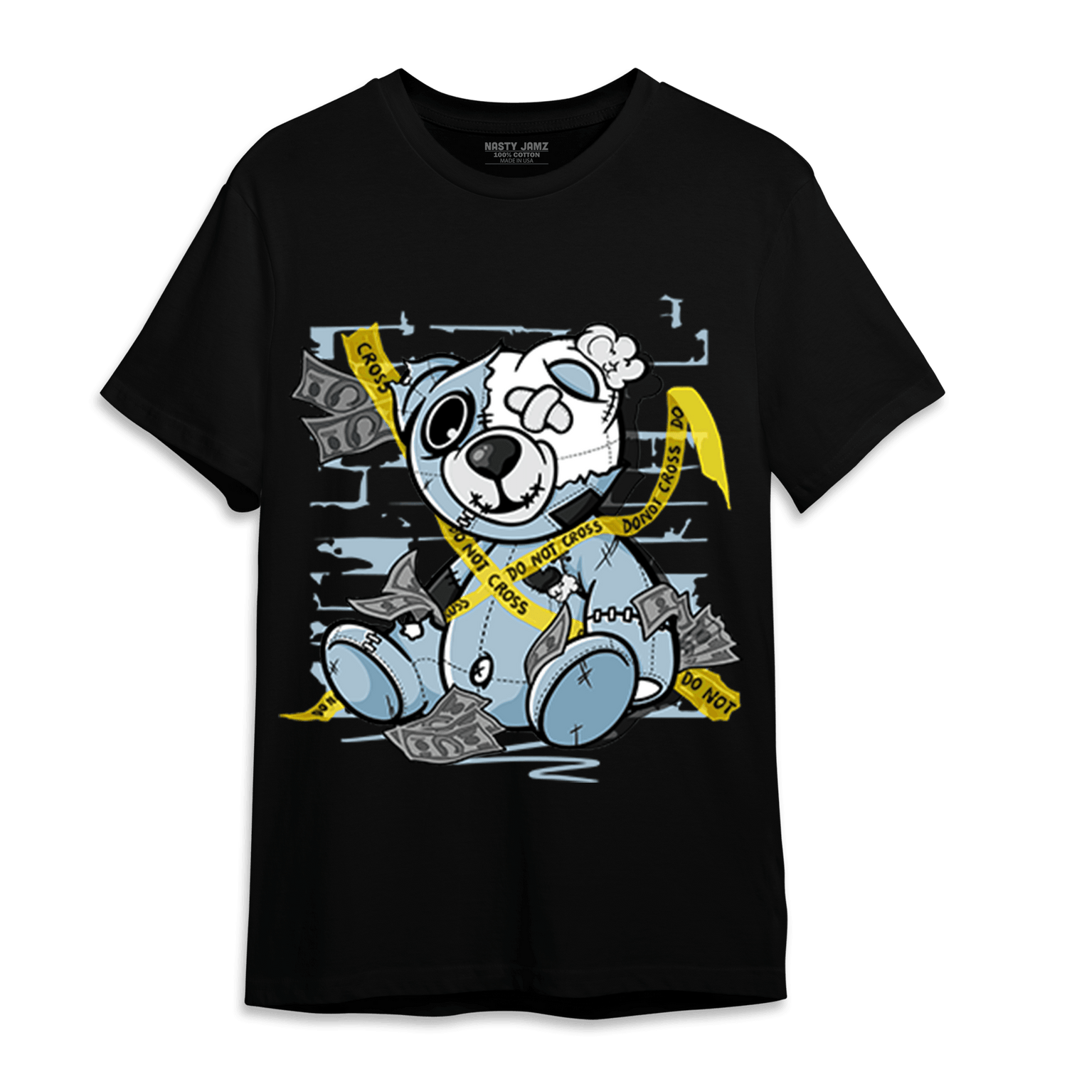 Blue Grey 13s T Shirt Match Money BER - NastyJamz