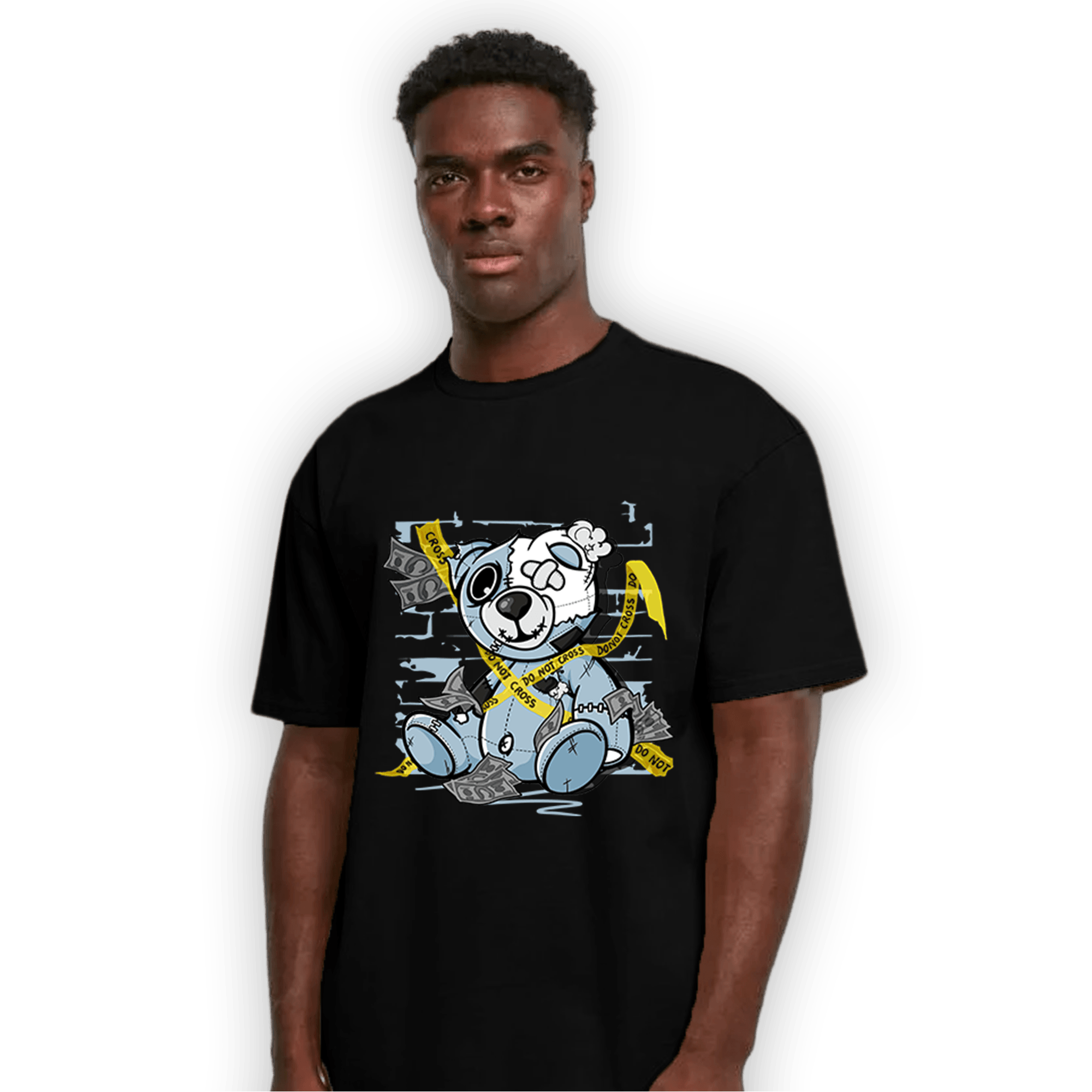 Blue Grey 13s T Shirt Match Money BER - NastyJamz