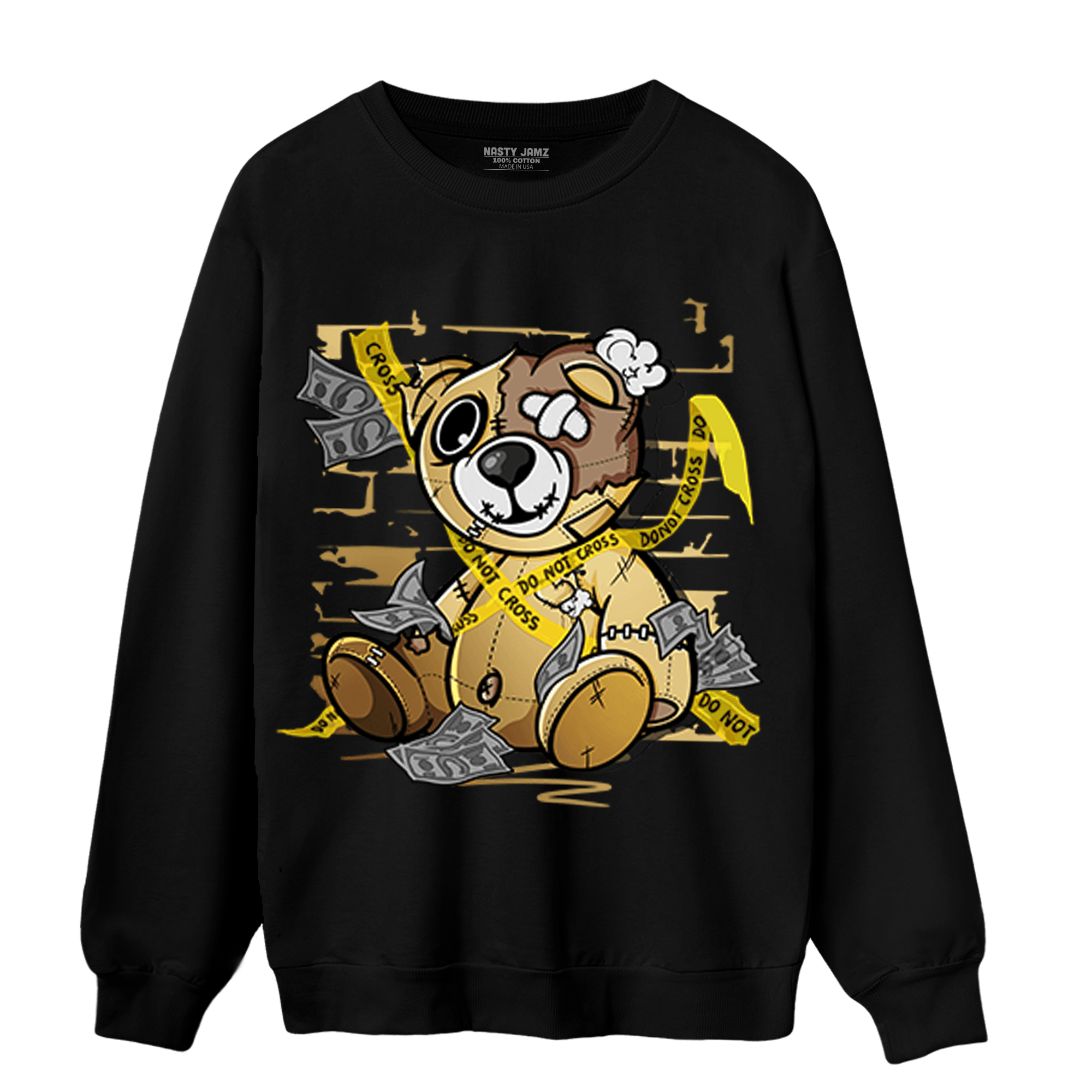 High OG Metallic Gold 1s Sweatshirt Match Money BER - NastyJamz