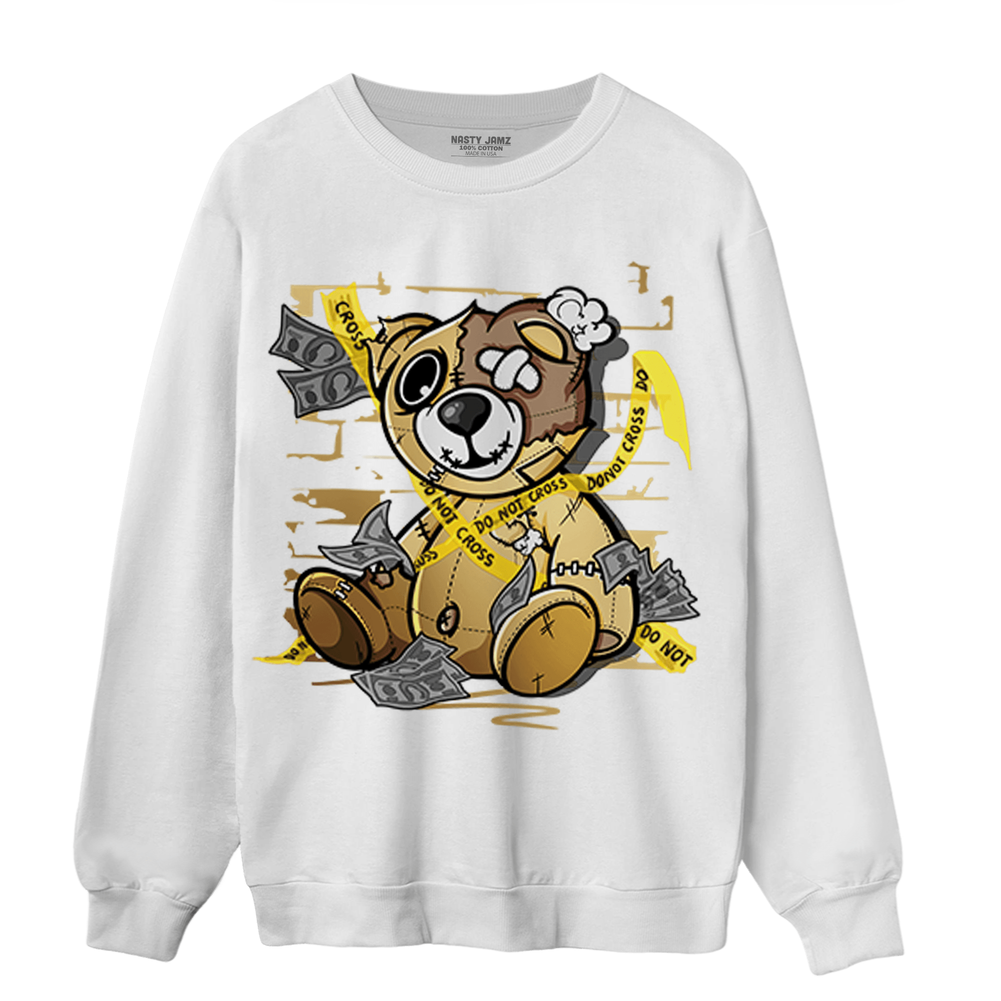 High OG Metallic Gold 1s Sweatshirt Match Money BER - NastyJamz