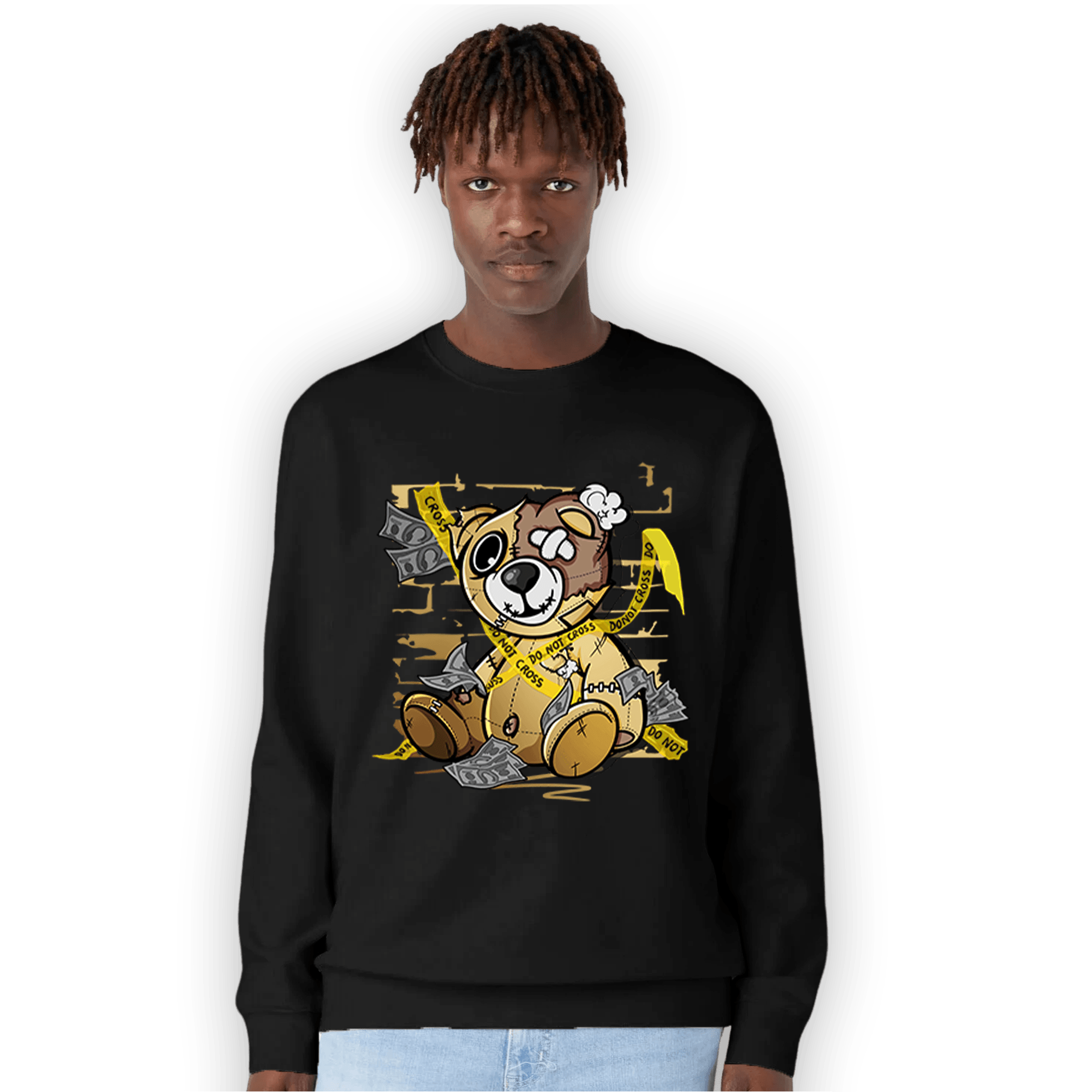High OG Metallic Gold 1s Sweatshirt Match Money BER - NastyJamz