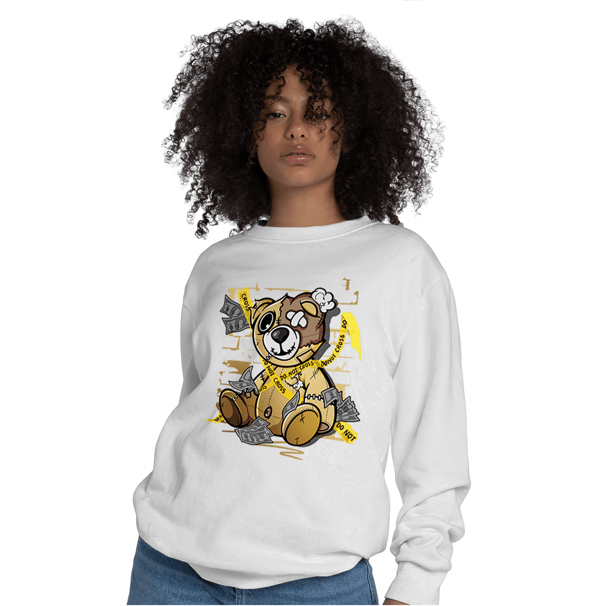 High OG Metallic Gold 1s Sweatshirt Match Money BER - NastyJamz