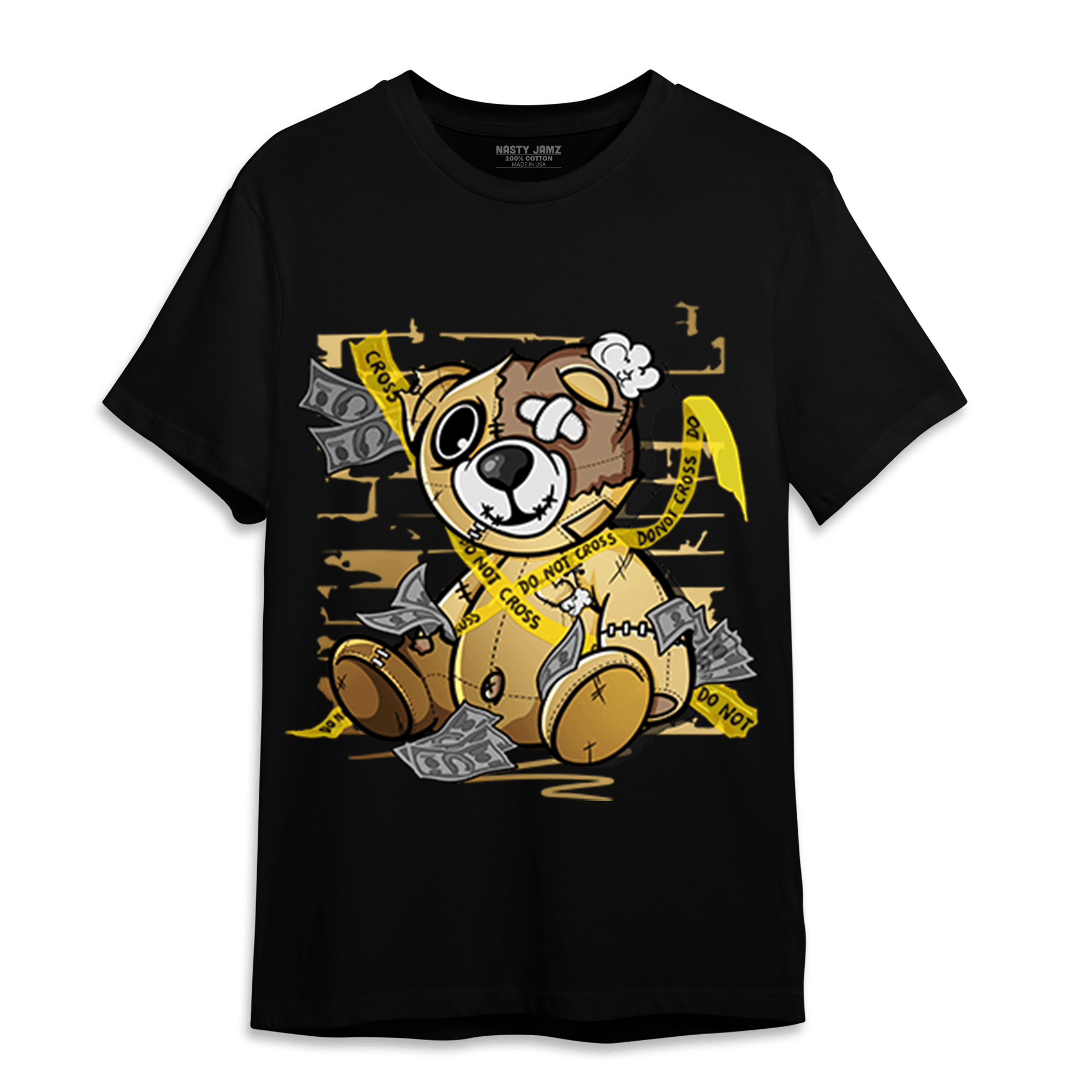 High OG Metallic Gold 1s T Shirt Match Money BER - NastyJamz