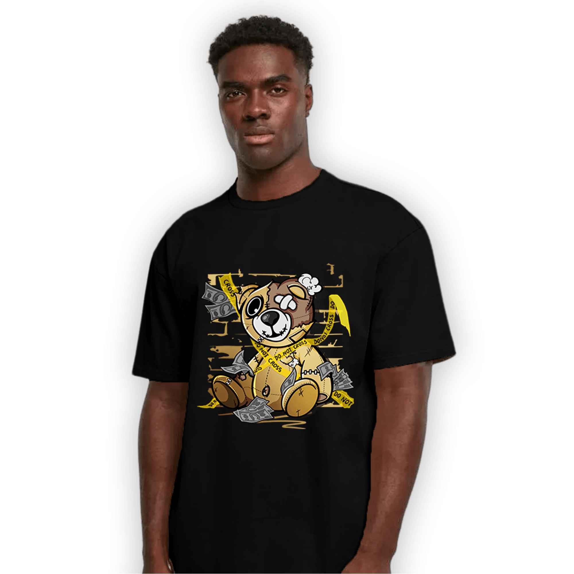 High OG Metallic Gold 1s T Shirt Match Money BER - NastyJamz