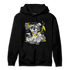 Retro High OG Black White 1s Hoodie Match Money BER - NastyJamz