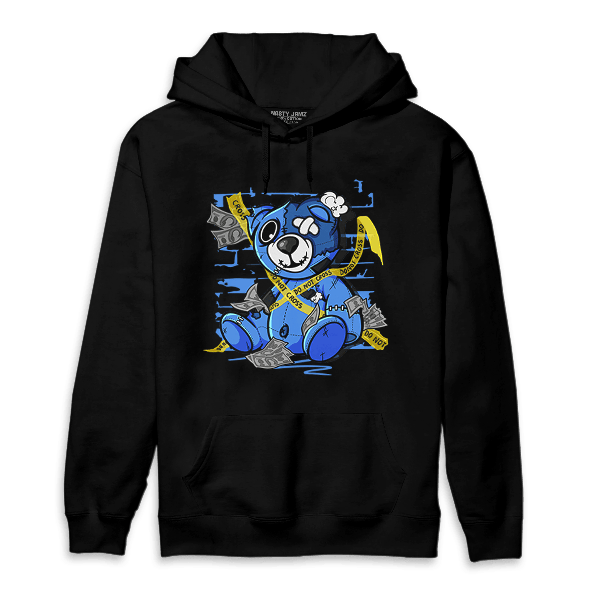 University Blue Toe 1s Hoodie Match Money BER - NastyJamz
