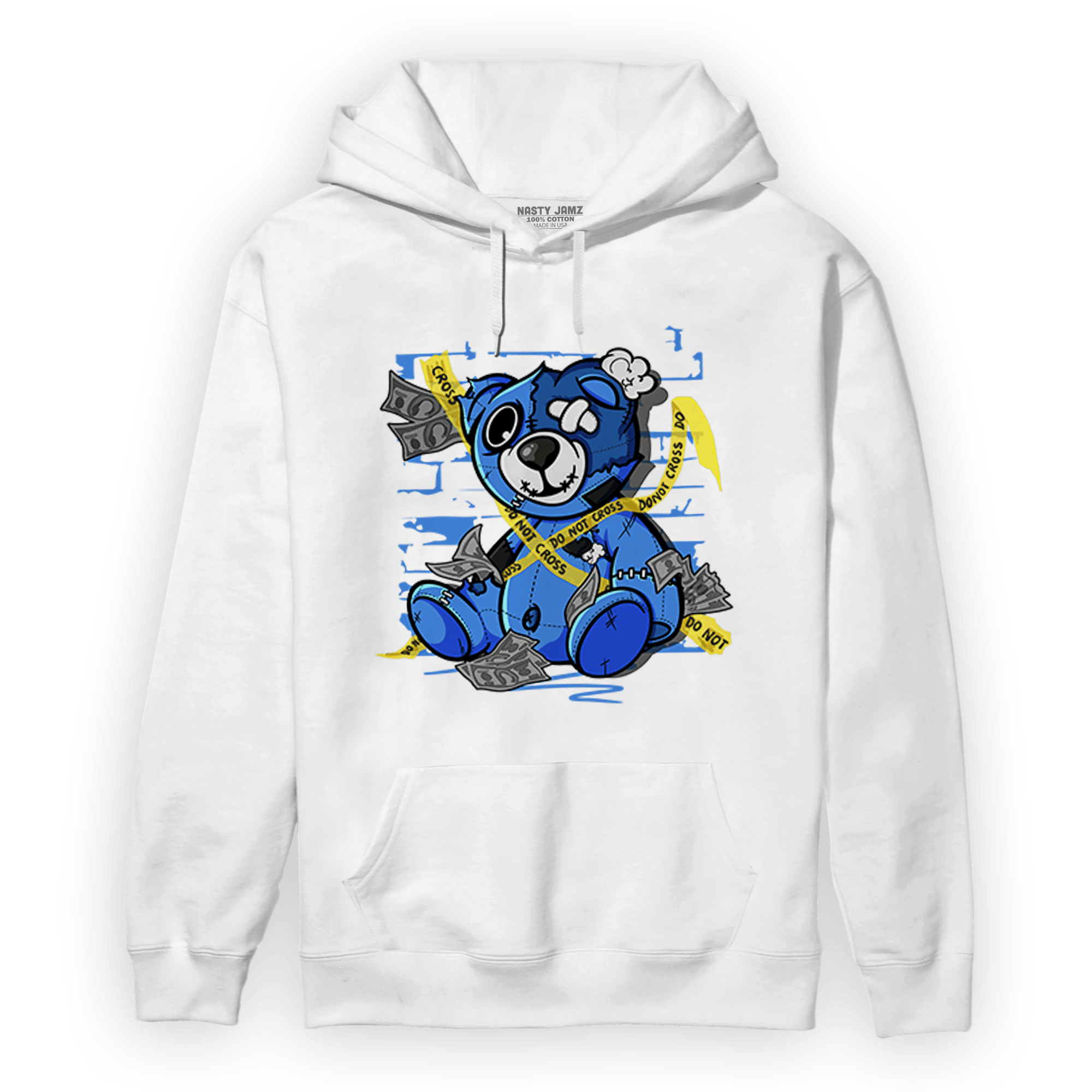 University Blue Toe 1s Hoodie Match Money BER - NastyJamz