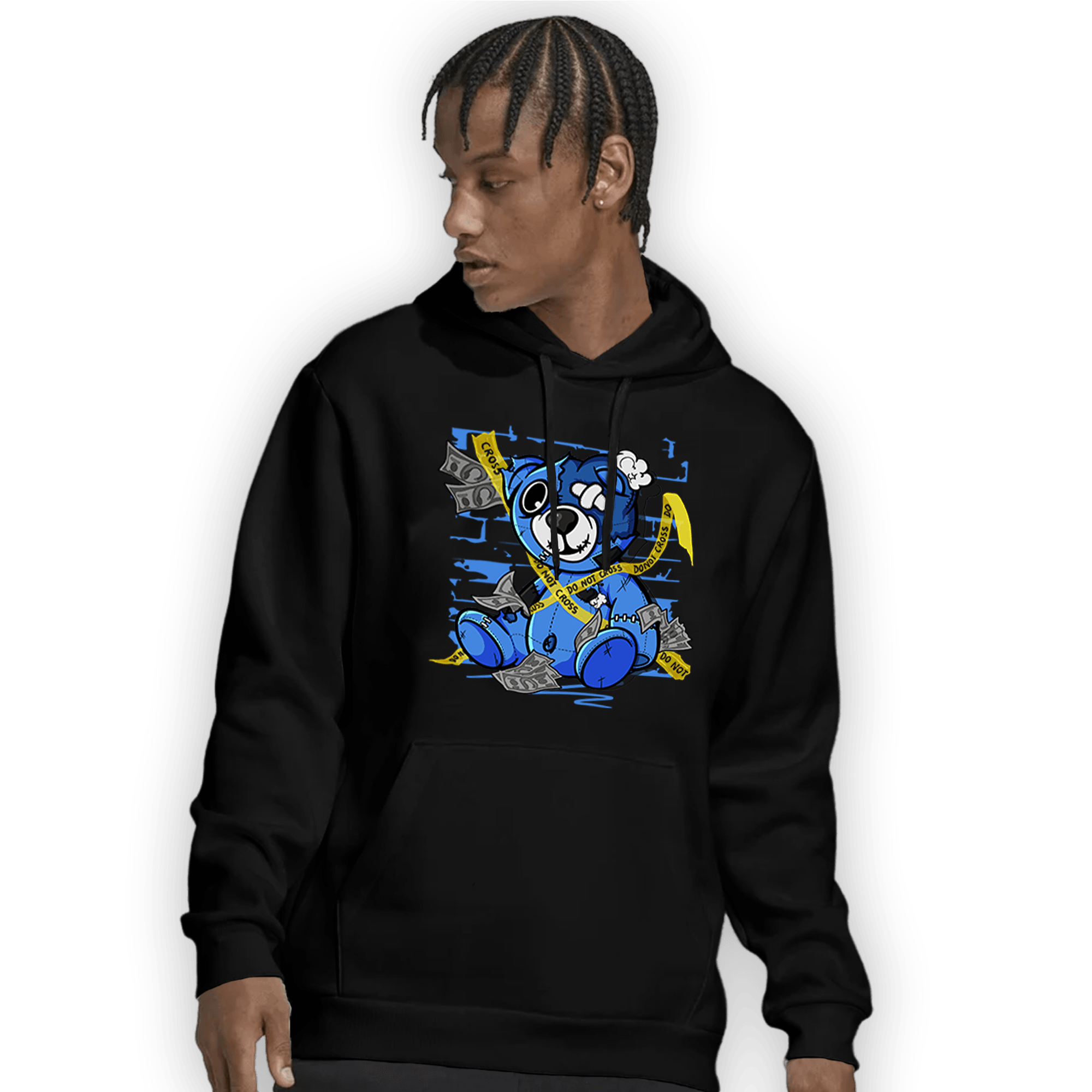 University Blue Toe 1s Hoodie Match Money BER - NastyJamz