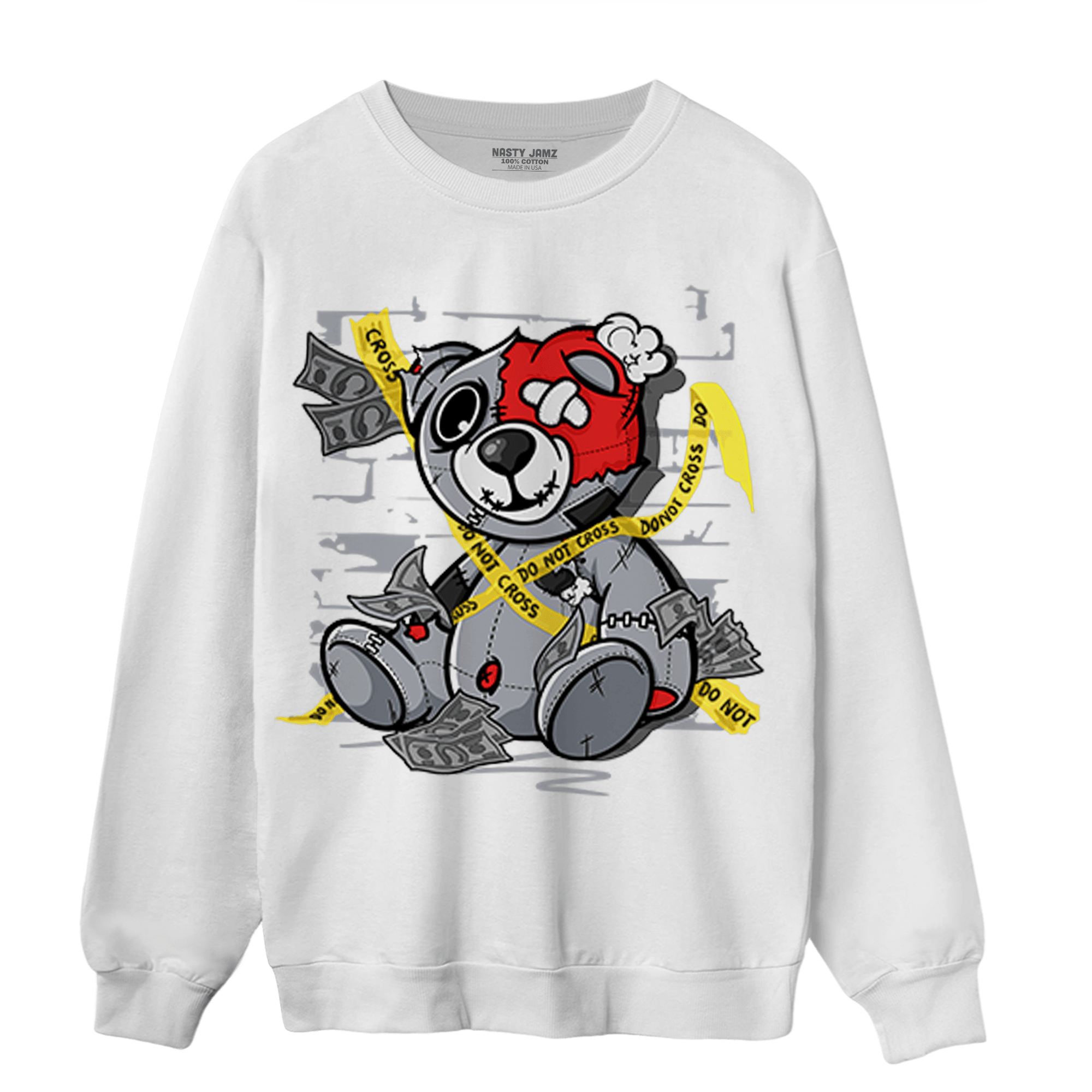 Bred Reimagined 4s Sweatshirt Match Money BER - NastyJamz