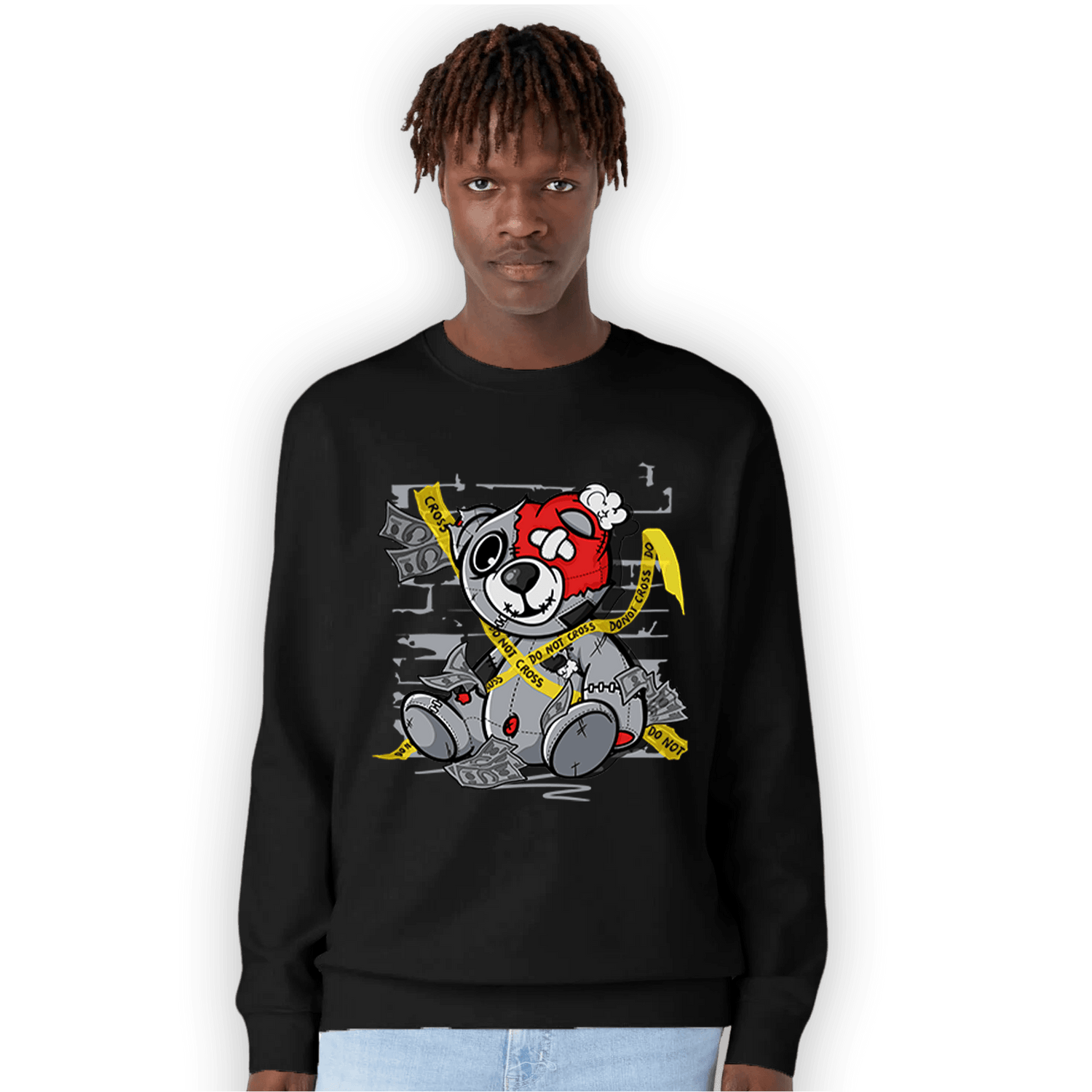 Bred Reimagined 4s Sweatshirt Match Money BER - NastyJamz