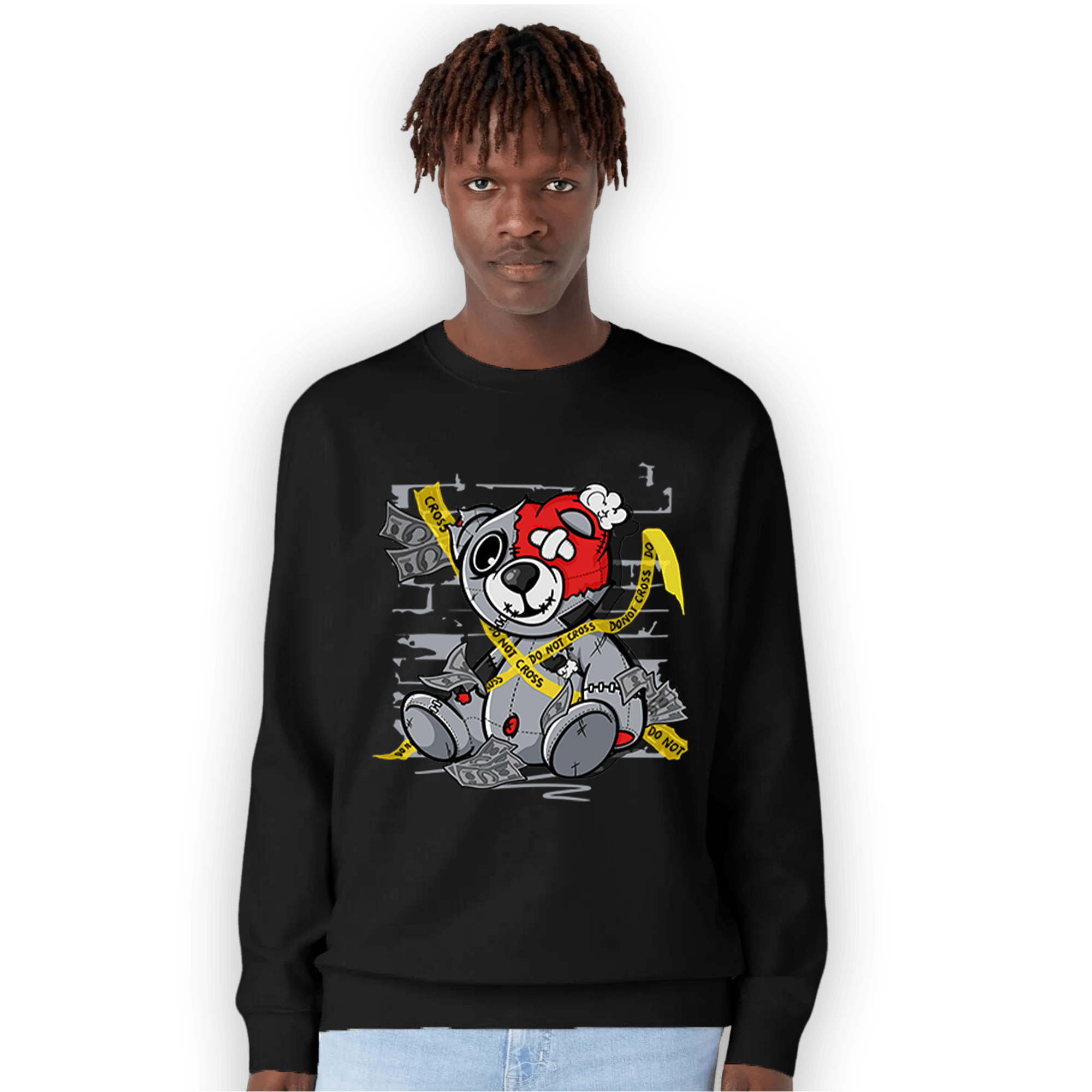 Bred Reimagined 4s Sweatshirt Match Money BER - NastyJamz