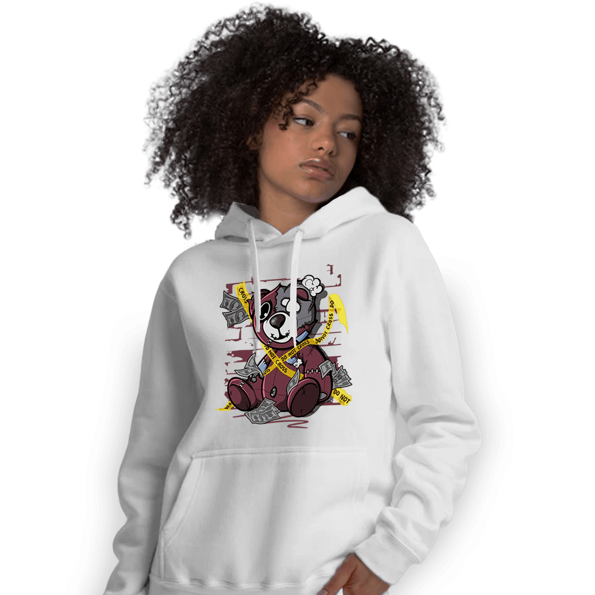 Burgundy 5s Hoodie Match Money BER - NastyJamz