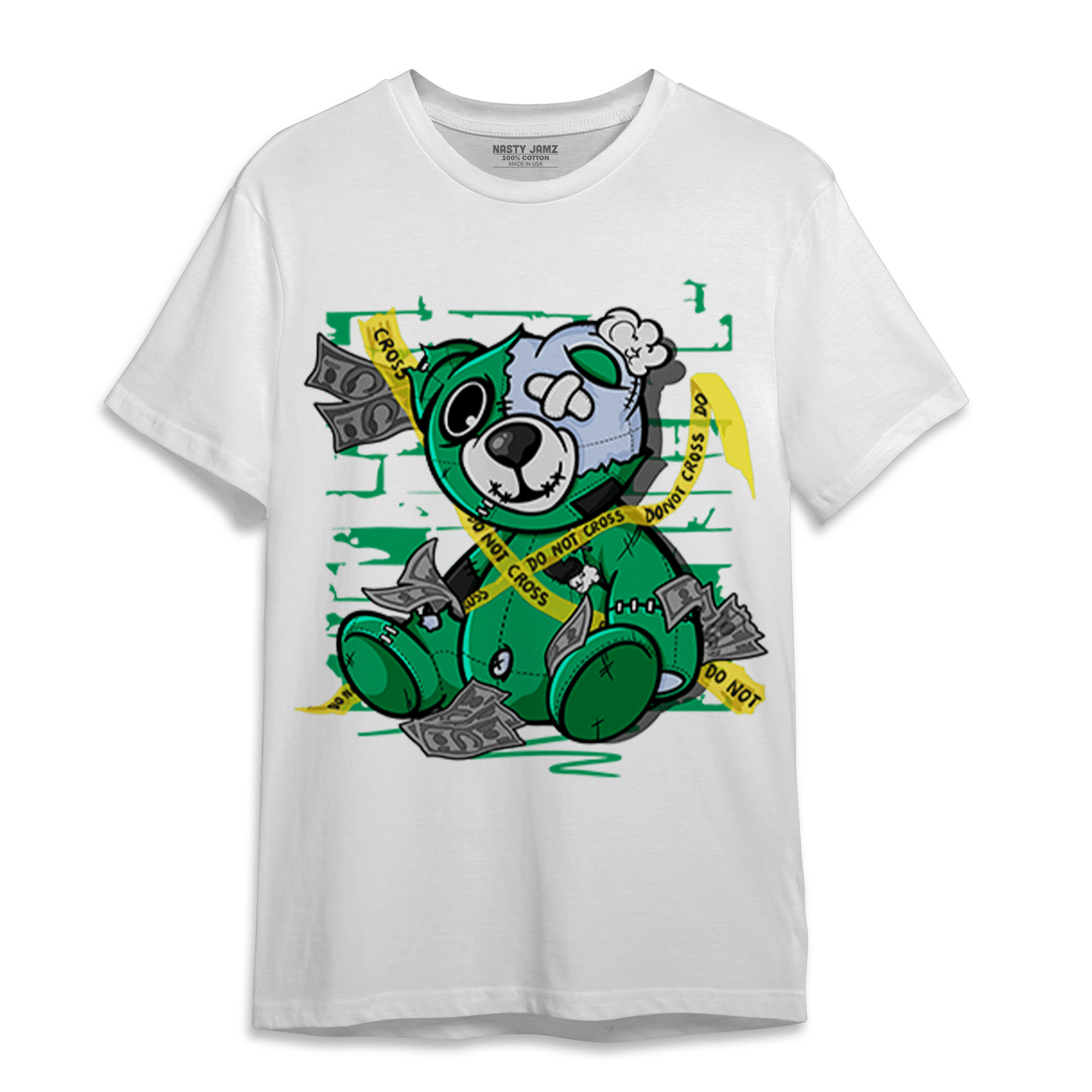 Lucky Green 5s T Shirt Match Money BER - NastyJamz