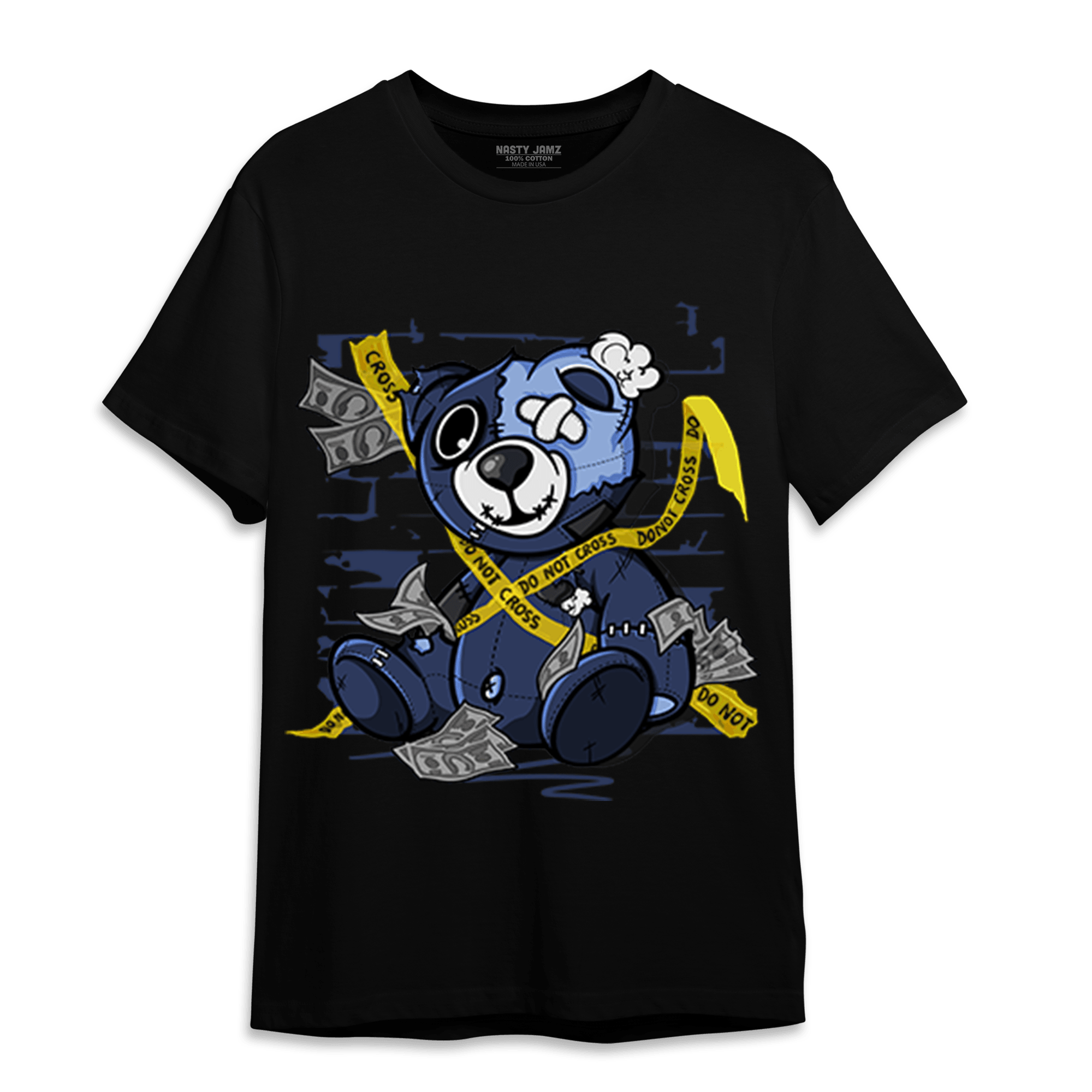 Midnight Navy 5s T Shirt Match Money BER - NastyJamz
