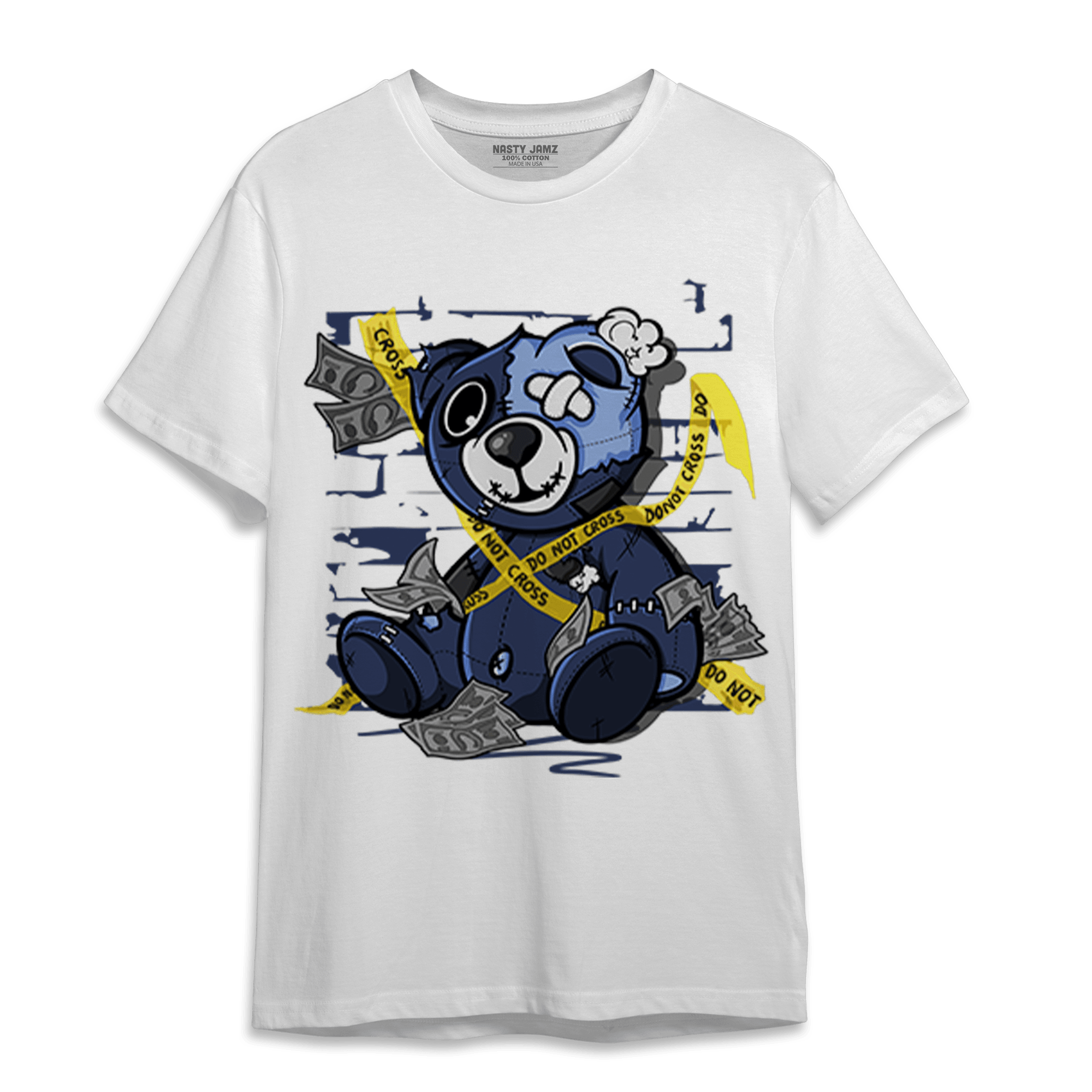 Midnight Navy 5s T Shirt Match Money BER - NastyJamz