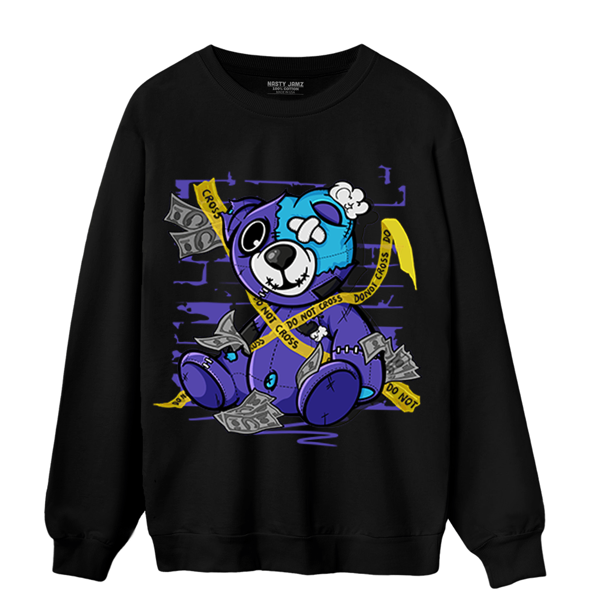 Aqua 6s Sweatshirt Match Money BER - NastyJamz