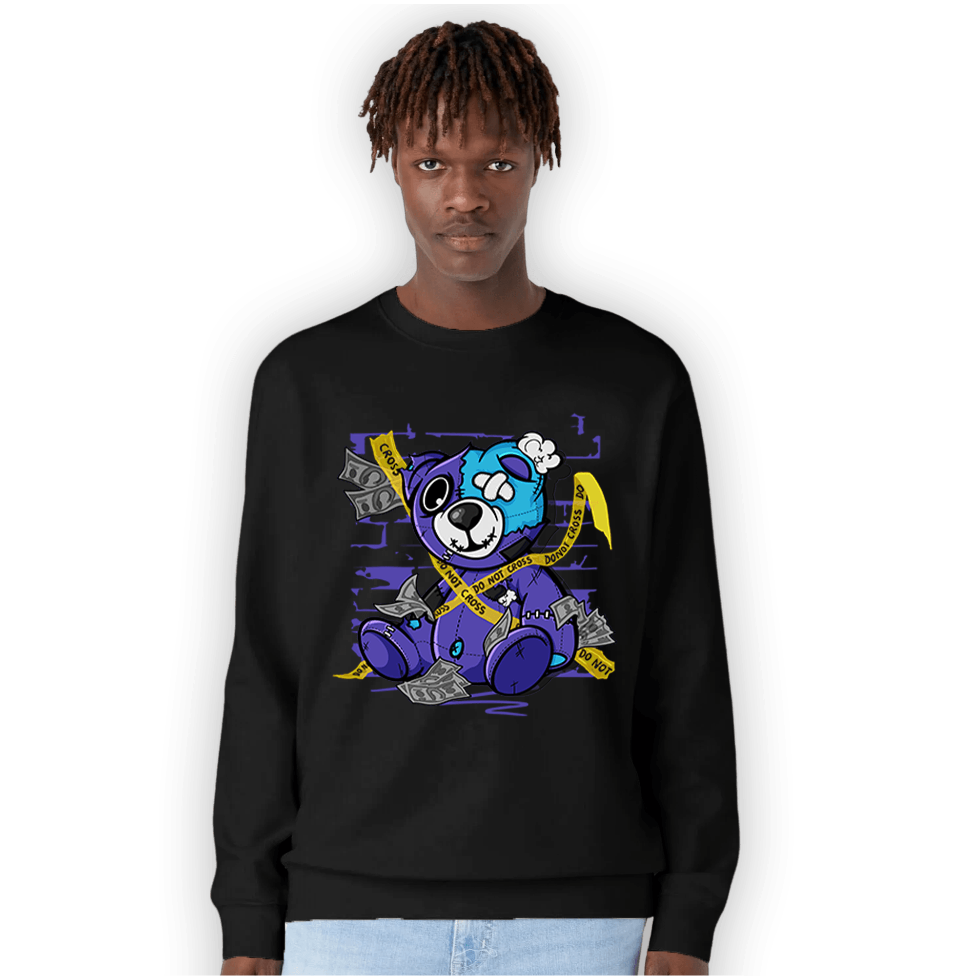 Aqua 6s Sweatshirt Match Money BER - NastyJamz