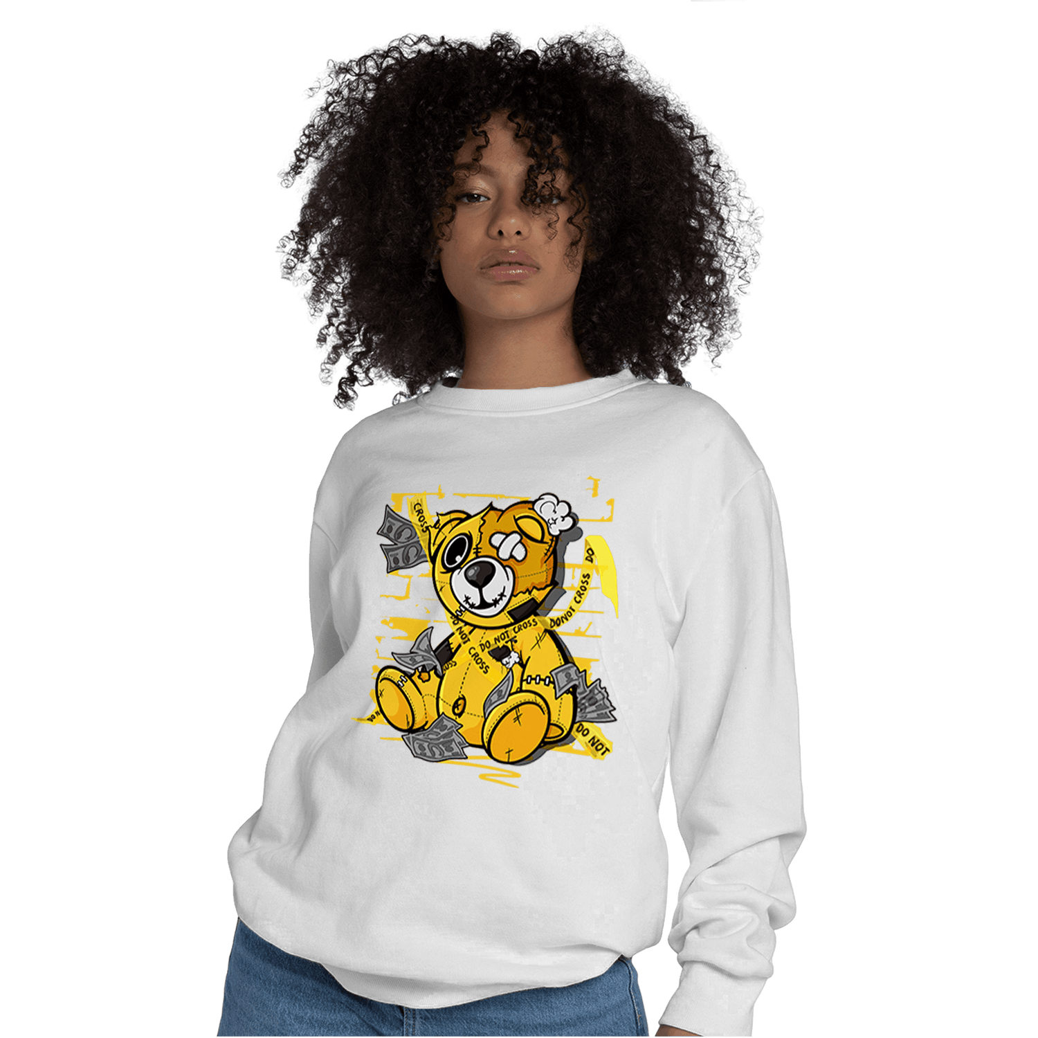 Yellow Ochre 6s Sweatshirt Match Money BER - NastyJamz