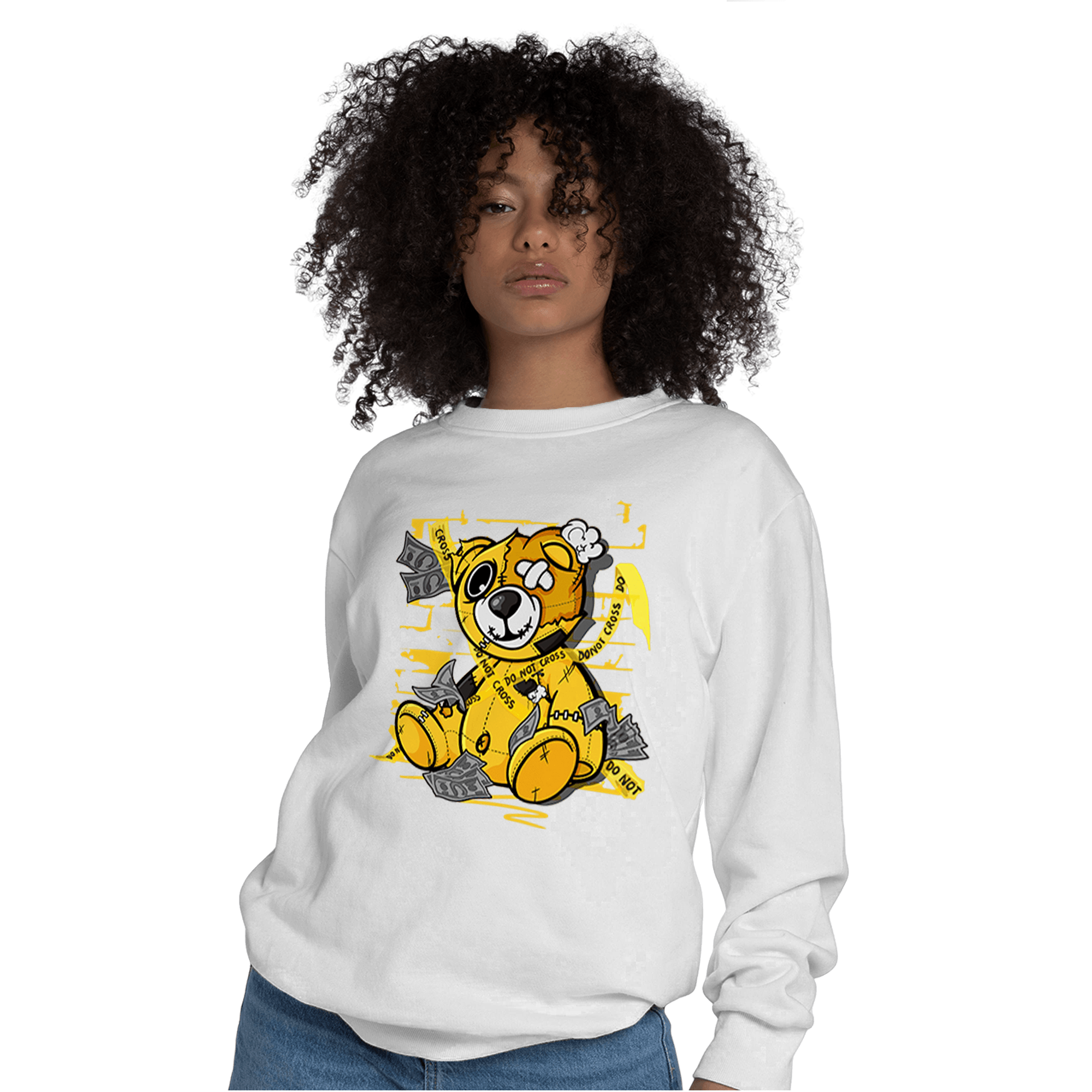 Yellow Ochre 6s Sweatshirt Match Money BER - NastyJamz