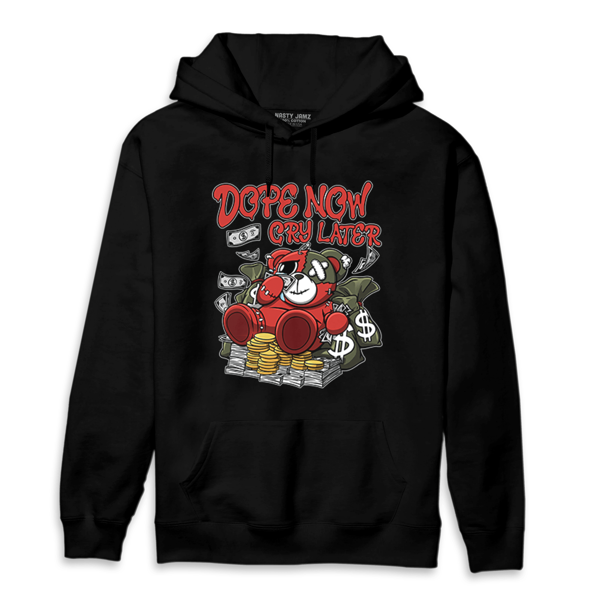 Dunk Low Mystic Red Hoodie Match Money Cry BER - NastyJamz