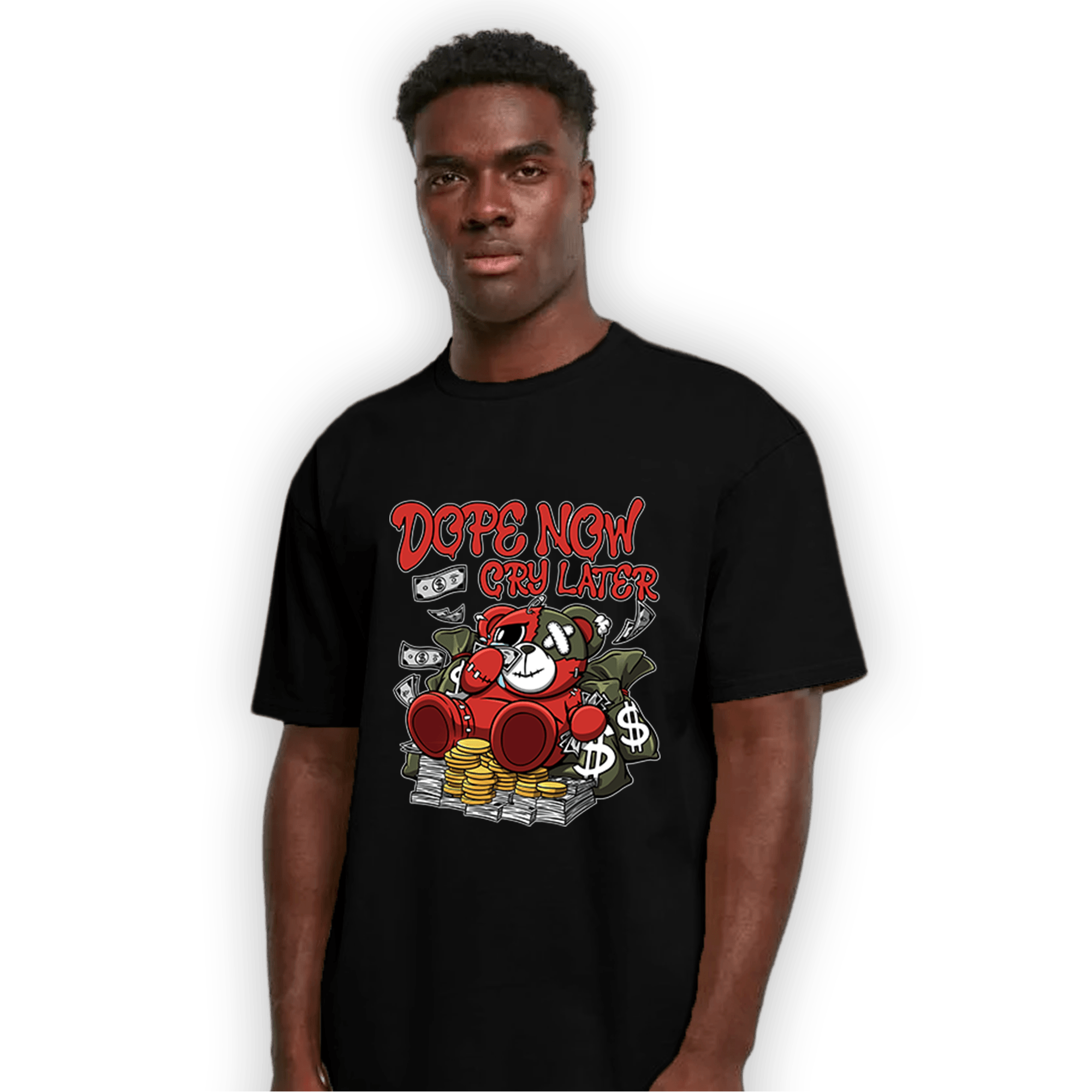 Dunk Low Mystic Red T Shirt Match Money Cry BER - NastyJamz