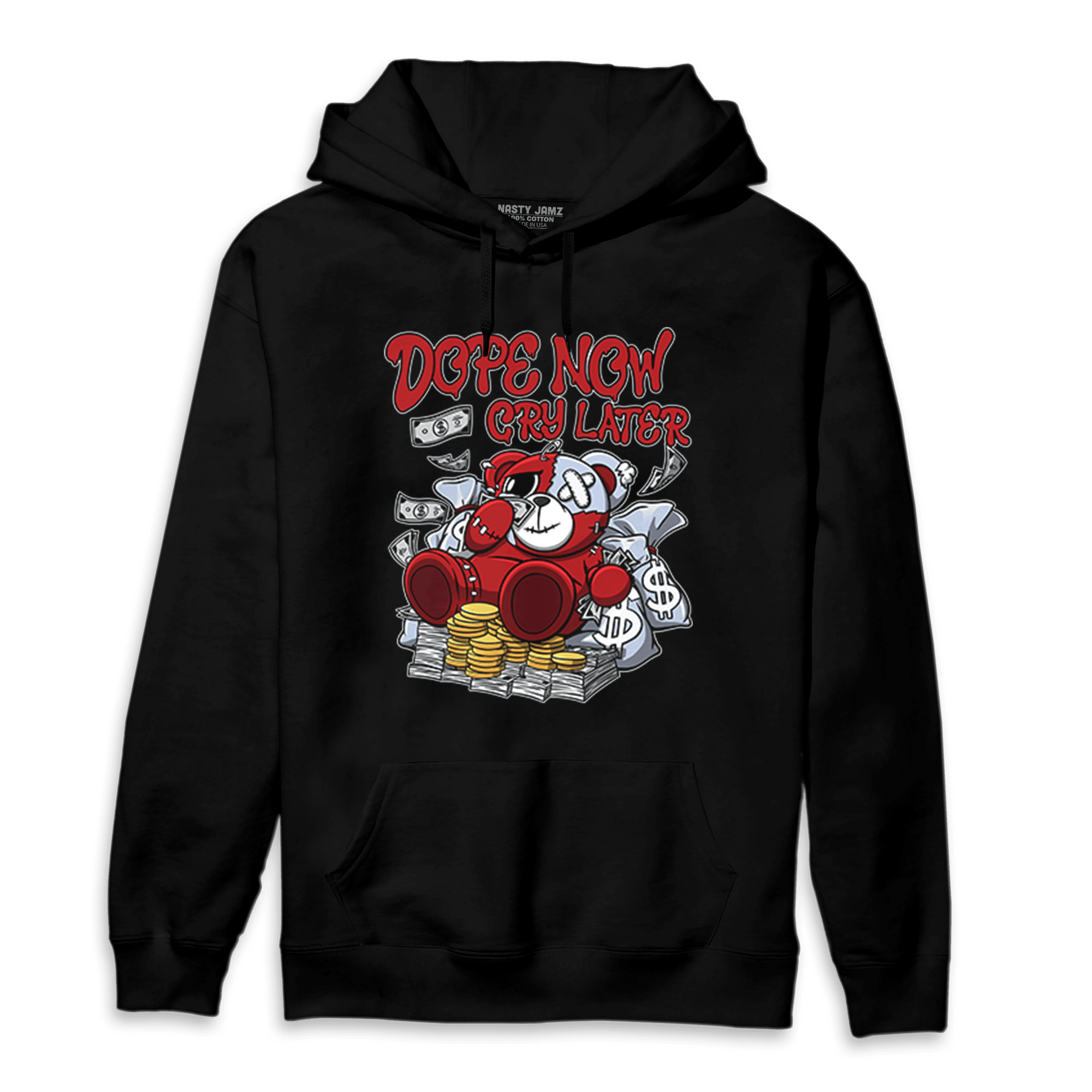 Cherry 11s Hoodie Match Money Cry BER - NastyJamz