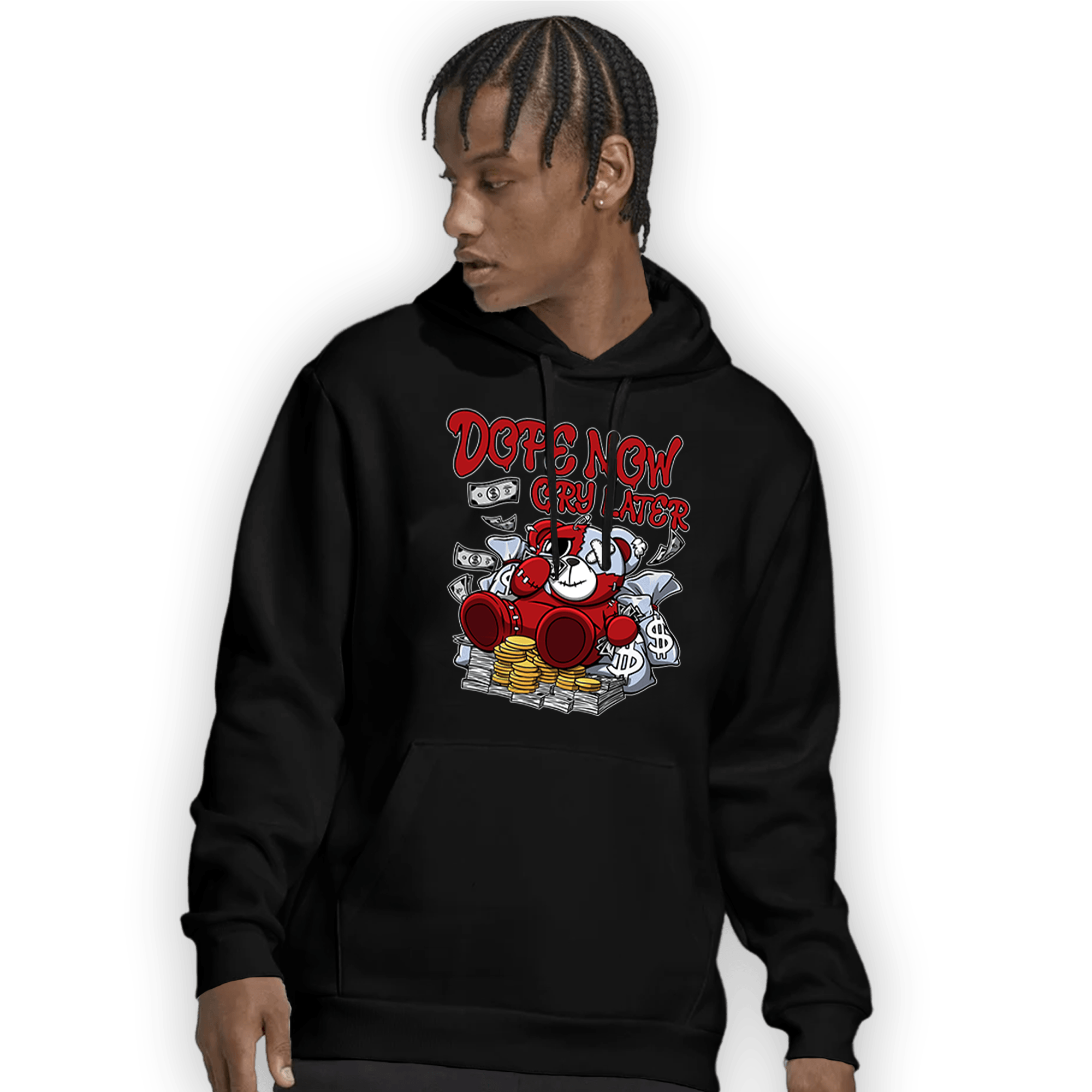 Cherry 11s Hoodie Match Money Cry BER - NastyJamz