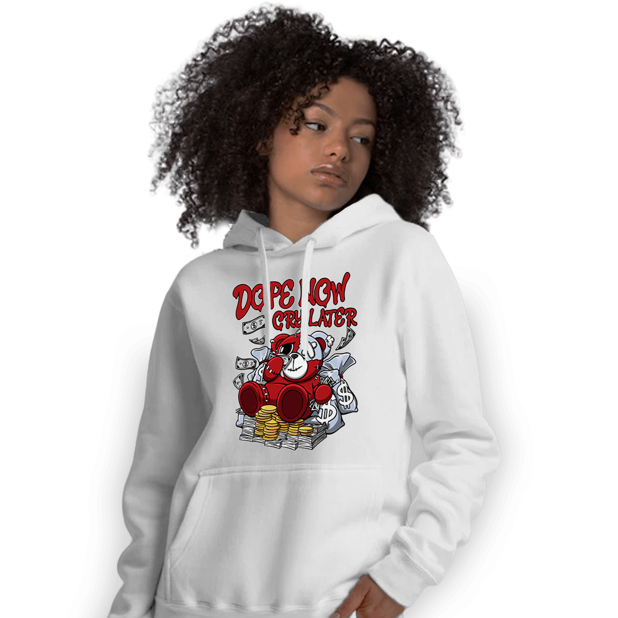 Cherry 11s Hoodie Match Money Cry BER - NastyJamz