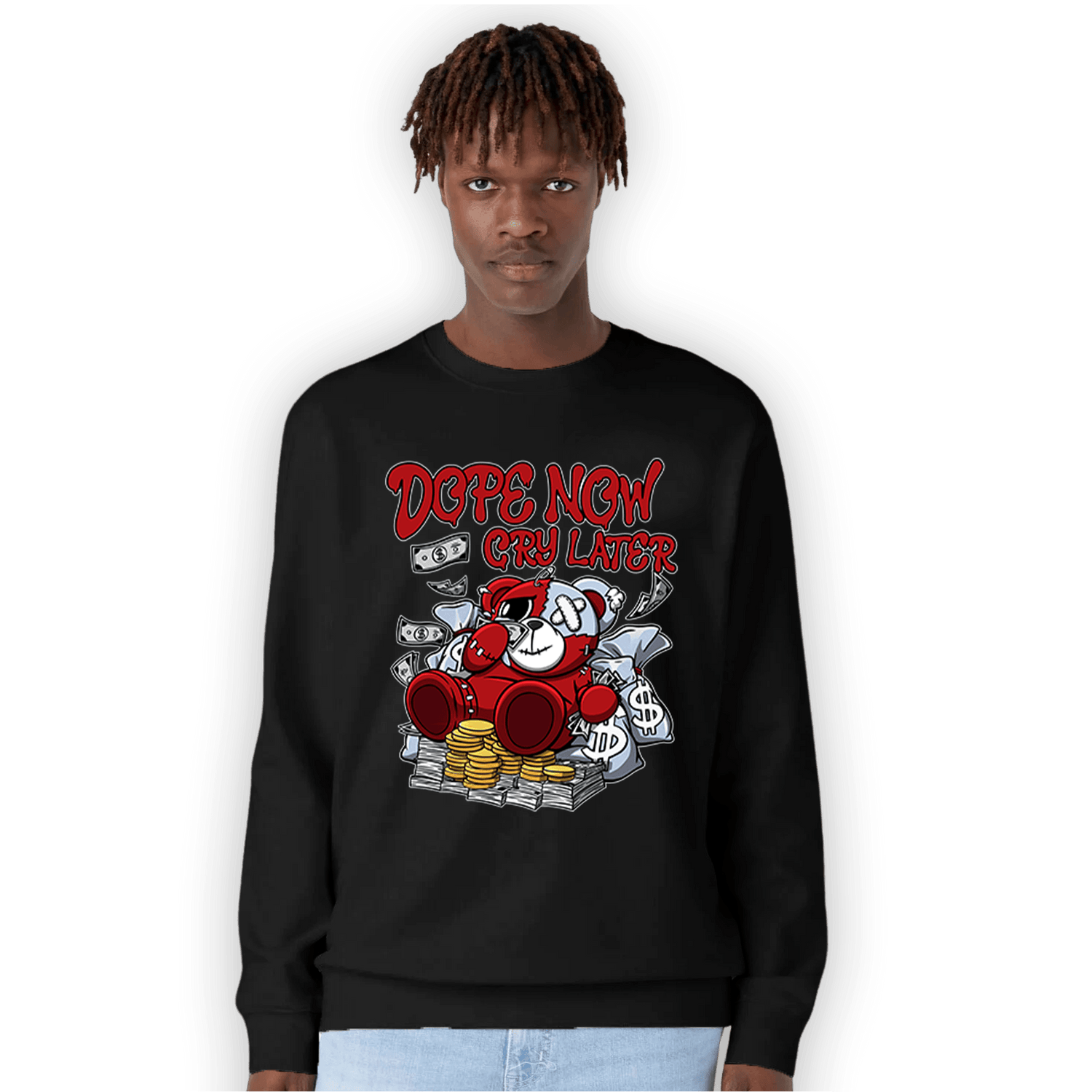 Cherry 11s Sweatshirt Match Money Cry BER - NastyJamz