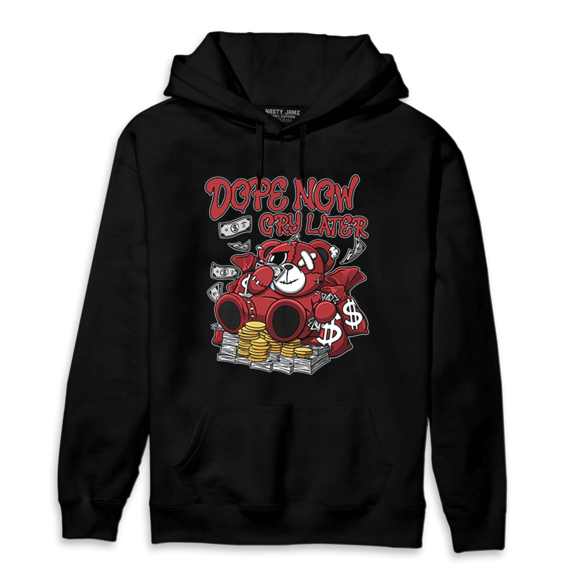 Cherry 12s Hoodie Match Money Cry BER - NastyJamz