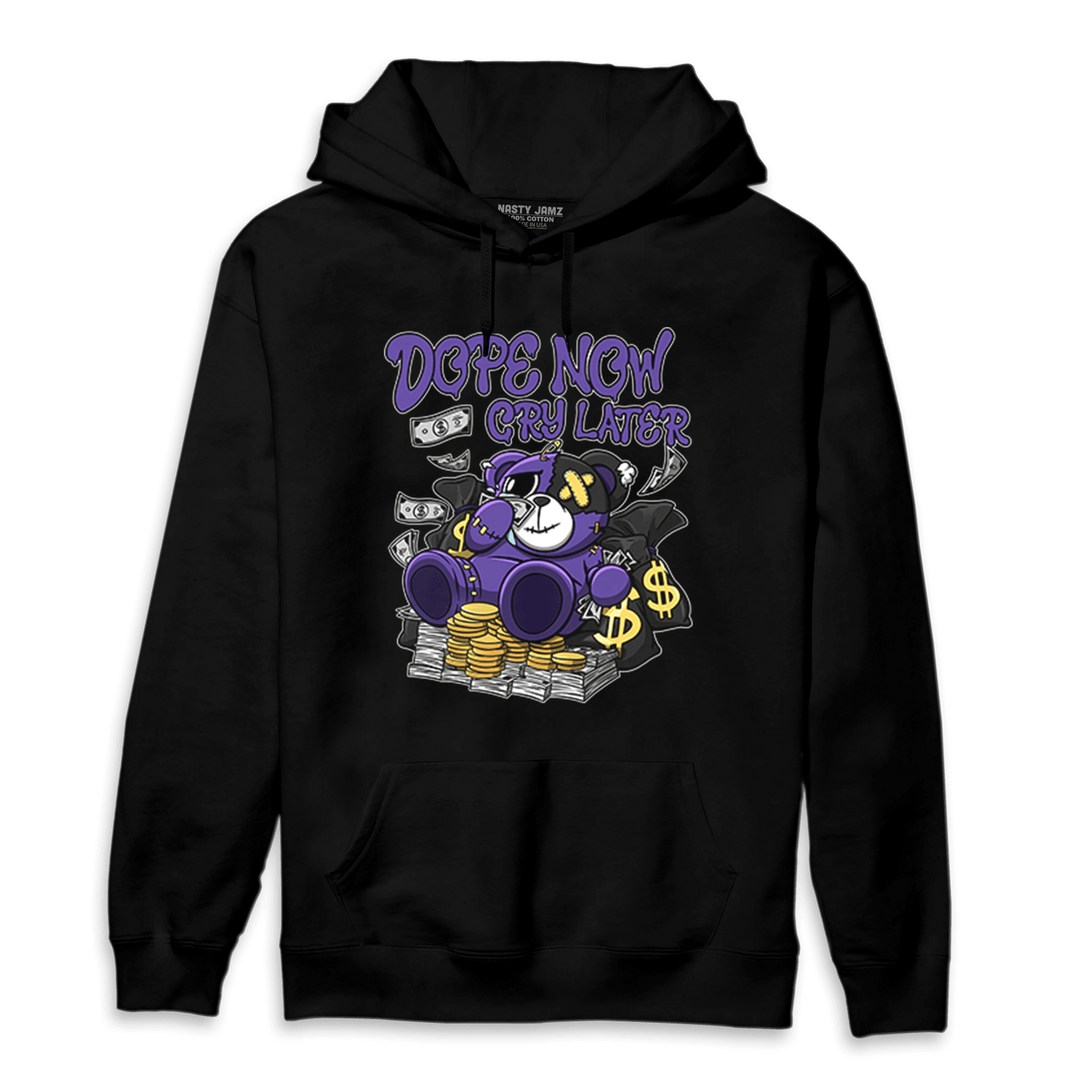 Field Purple 12s Hoodie Match Money Cry BER - NastyJamz