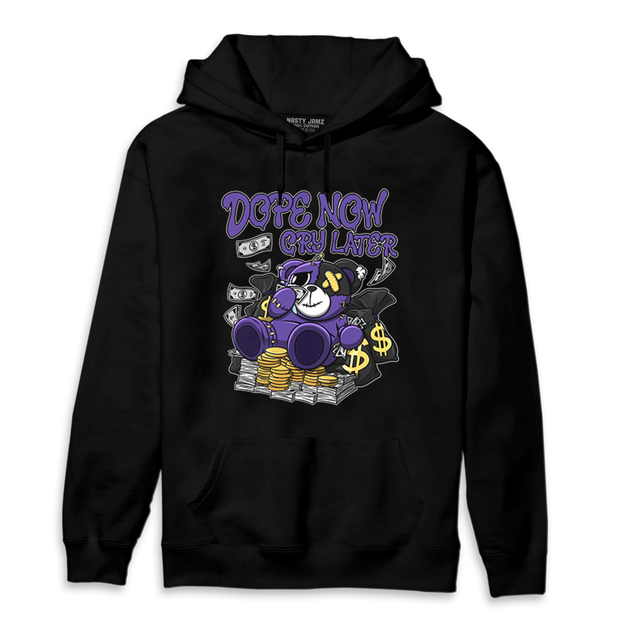 Field Purple 12s Hoodie Match Money Cry BER - NastyJamz