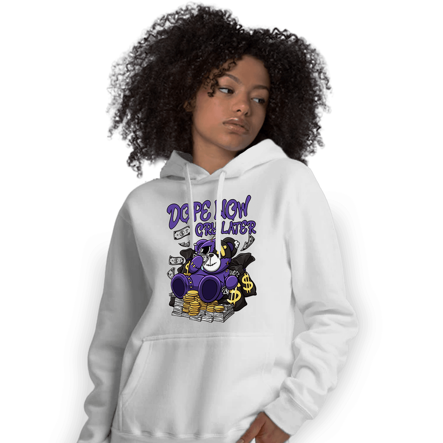 Field Purple 12s Hoodie Match Money Cry BER - NastyJamz
